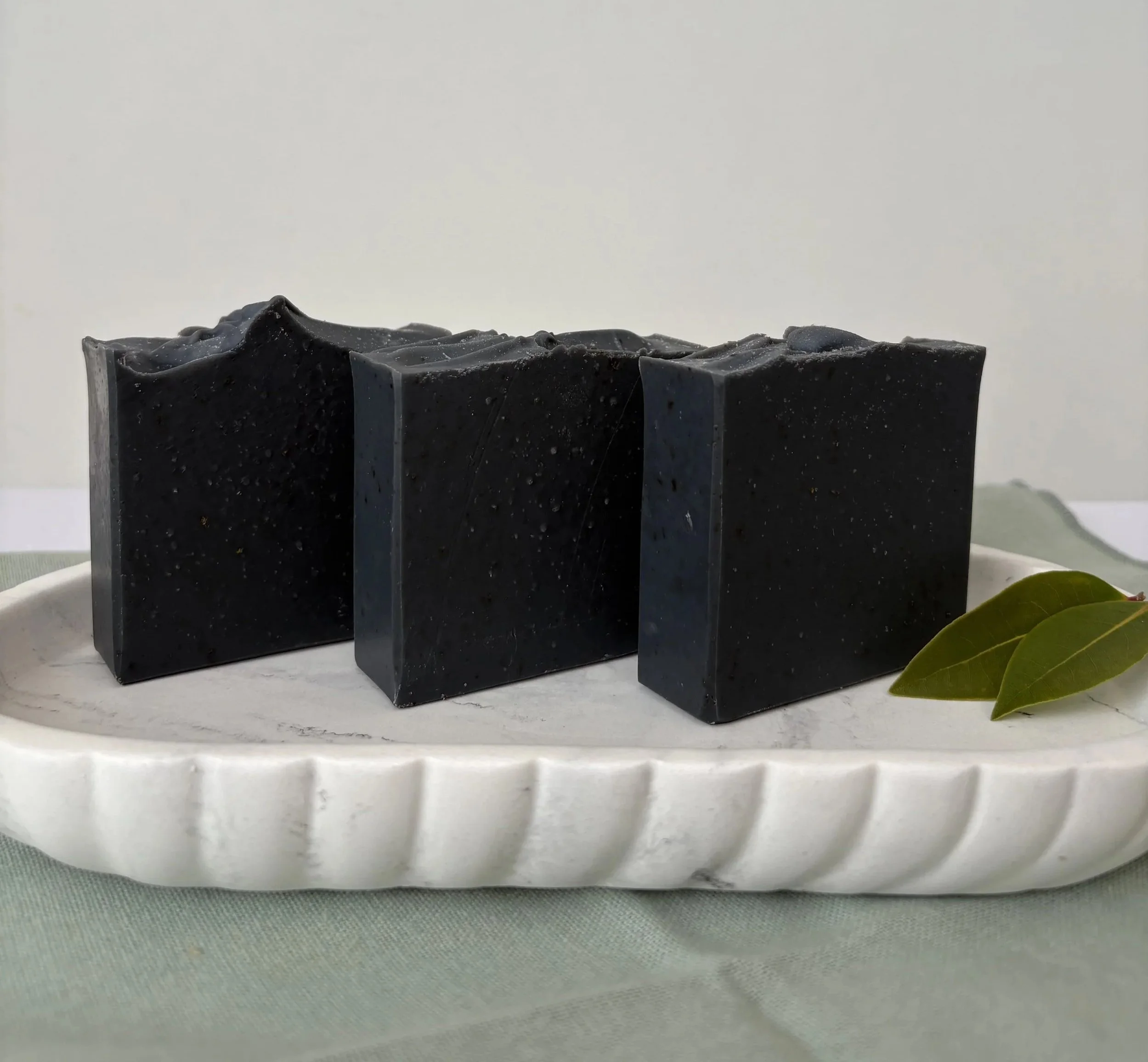 Bay Laurel & Walnut Scrub Soap, handmade scrub soap, Nelson, NZ