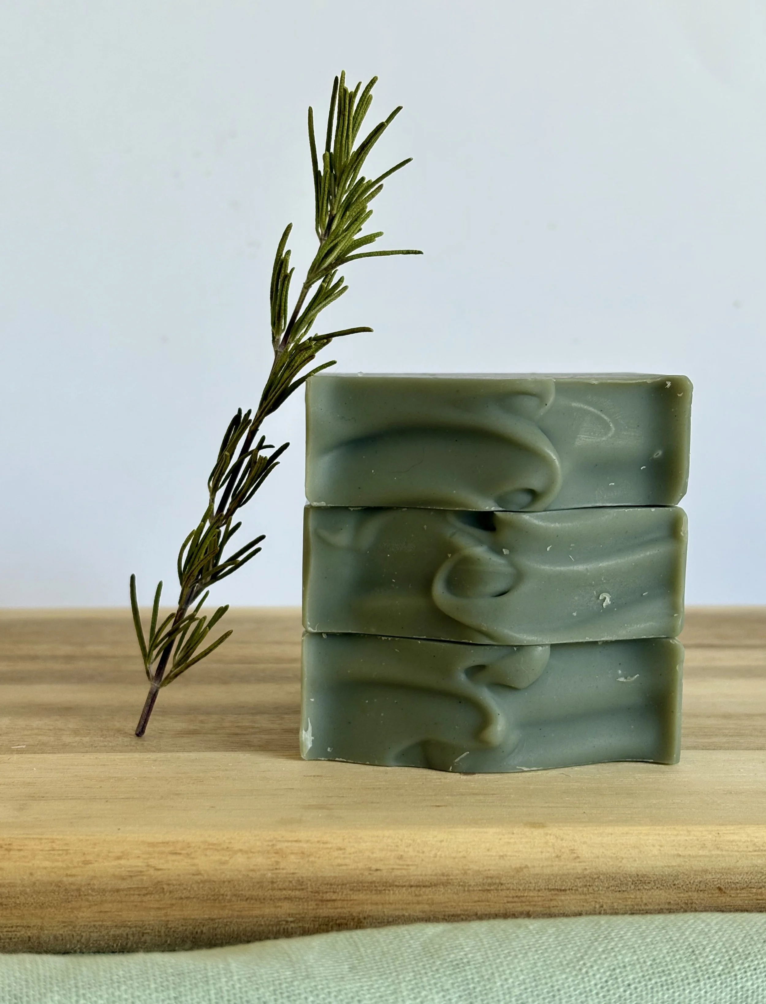 Rosemary & Hemp Soap, forest bathing handmade soap, NZ
