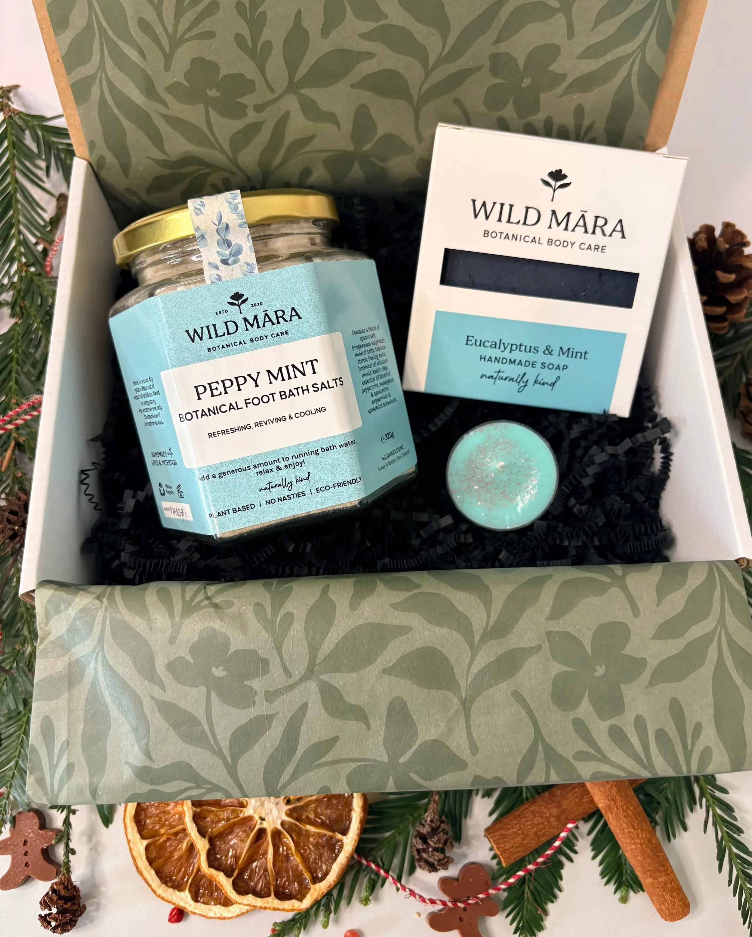 mint botanical ritual gift box, Nelson, NZ