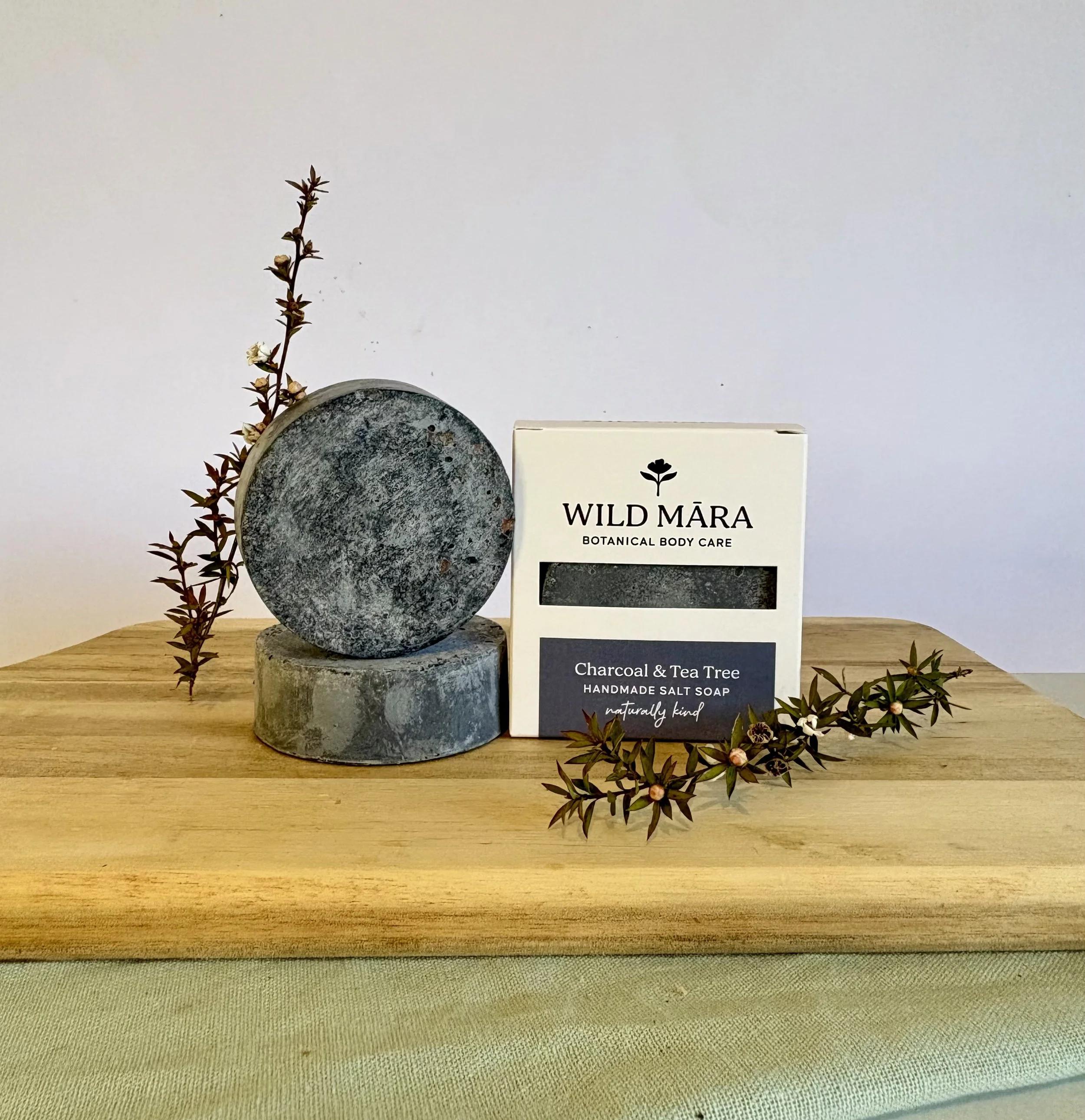Charcoal & Tea Tree Salt Soap