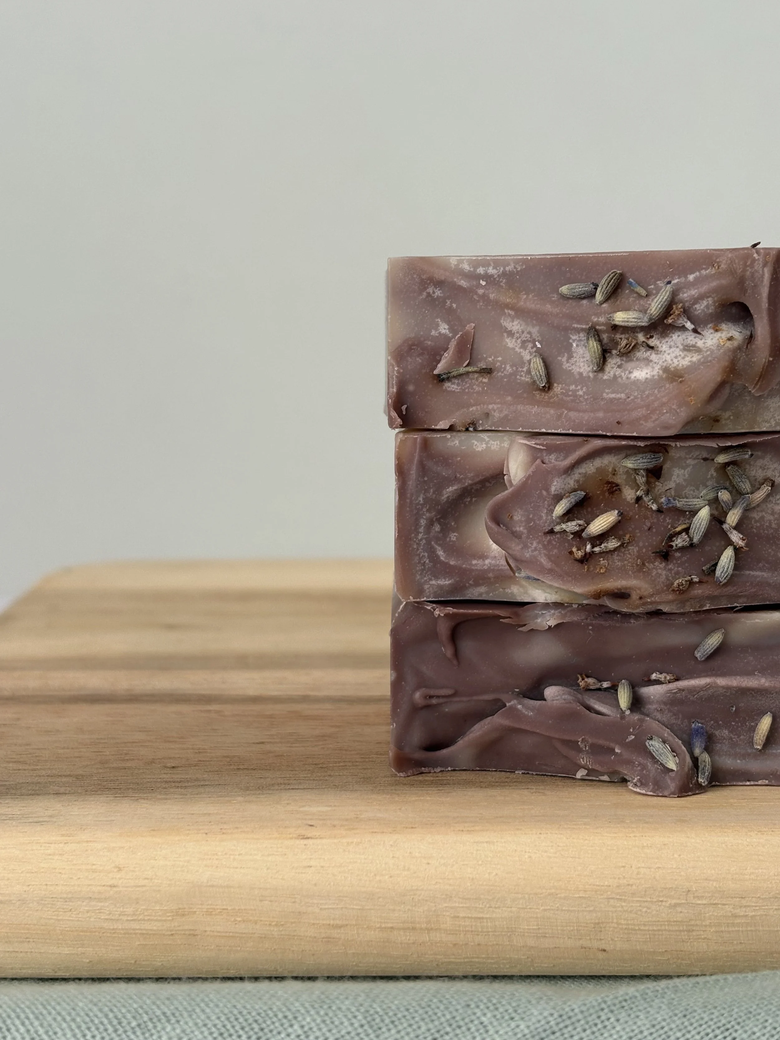 Lavender Coco Soap, creamy moisturising lavender handmade soap, Nelson, NZ