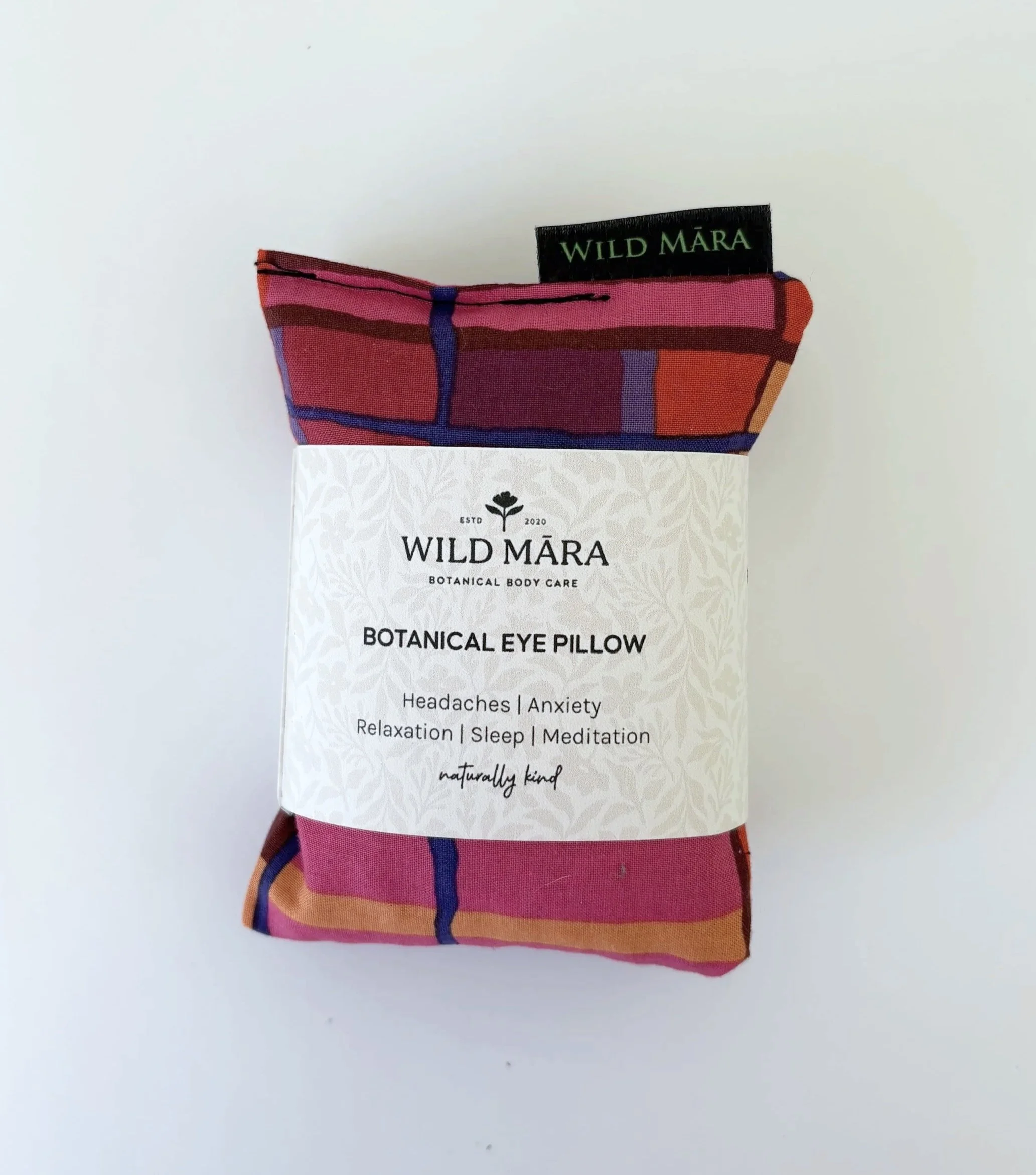 Lavender Eye Pillow with calming botanicals to help with sleep, NZ