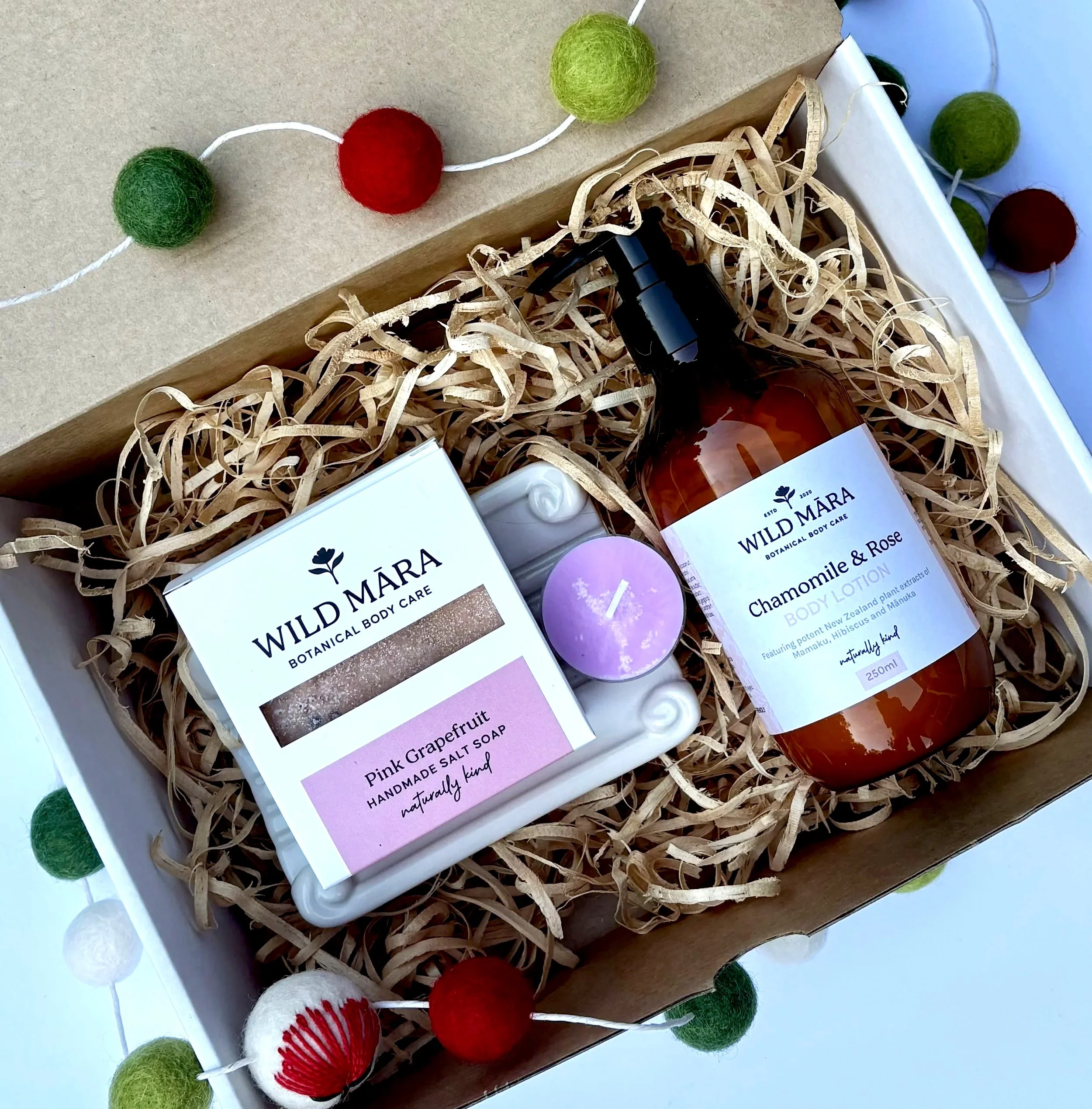 Joyful Gift Box, handmade soap and body care gift set, NZ