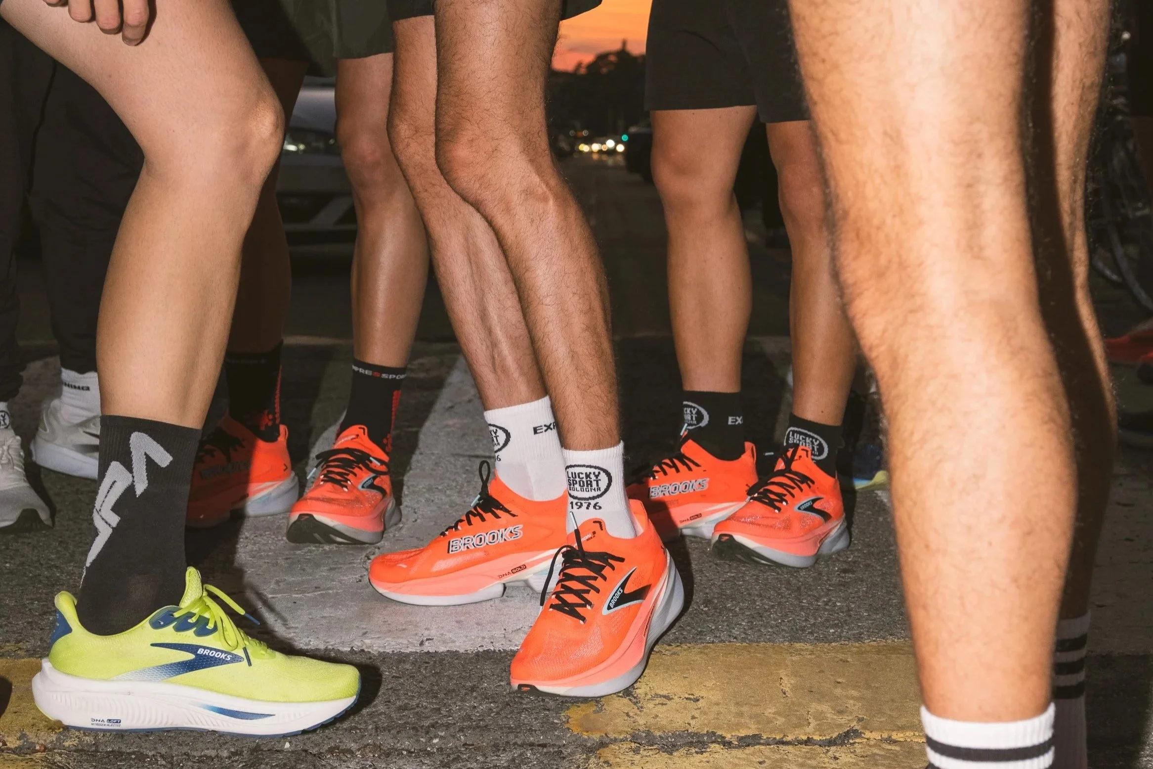 Lucky Sport x Brooks x Mibro