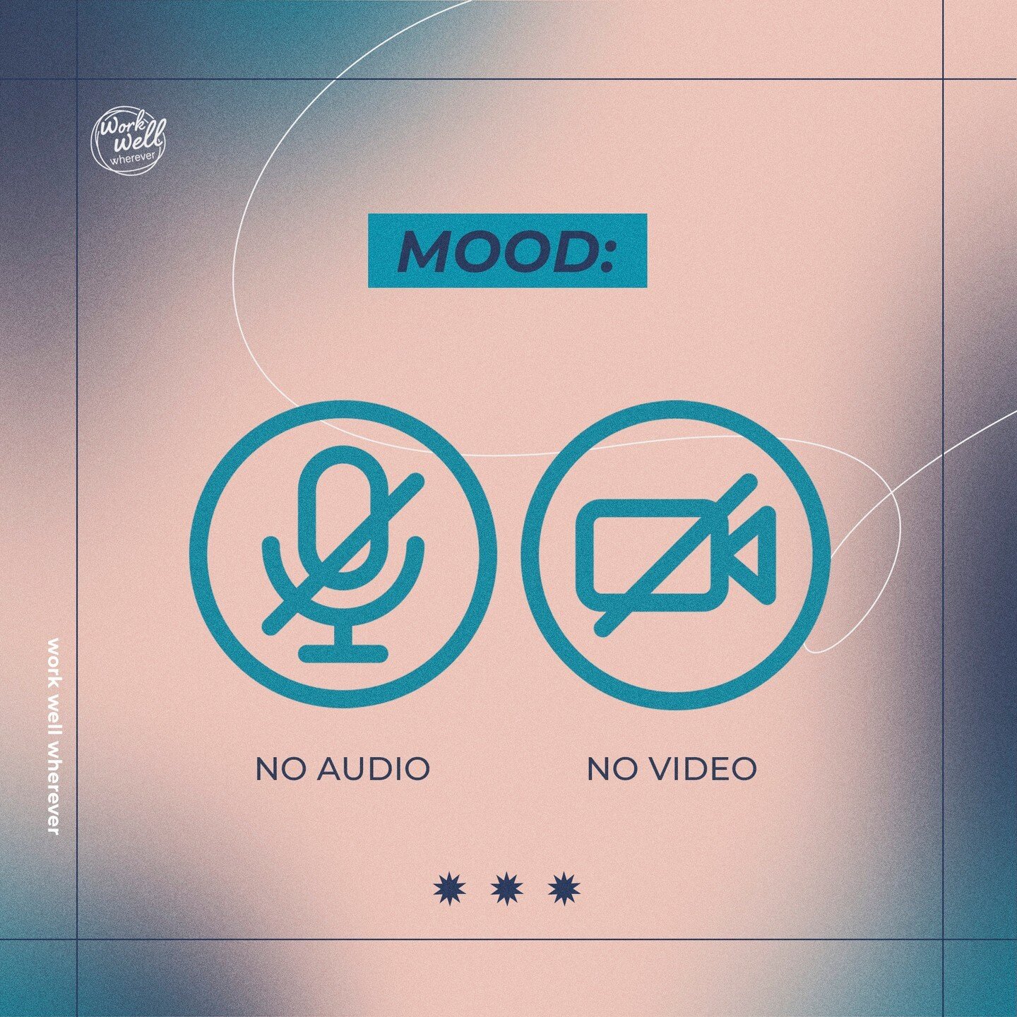 Friday's mood.

It's the day that everyone is tempted to shut off their camera and audio. Many managers and company leaders continuously debate whether employees should keep their cameras on. 

A survey by Vypota showed that of 500 executives, 92 per