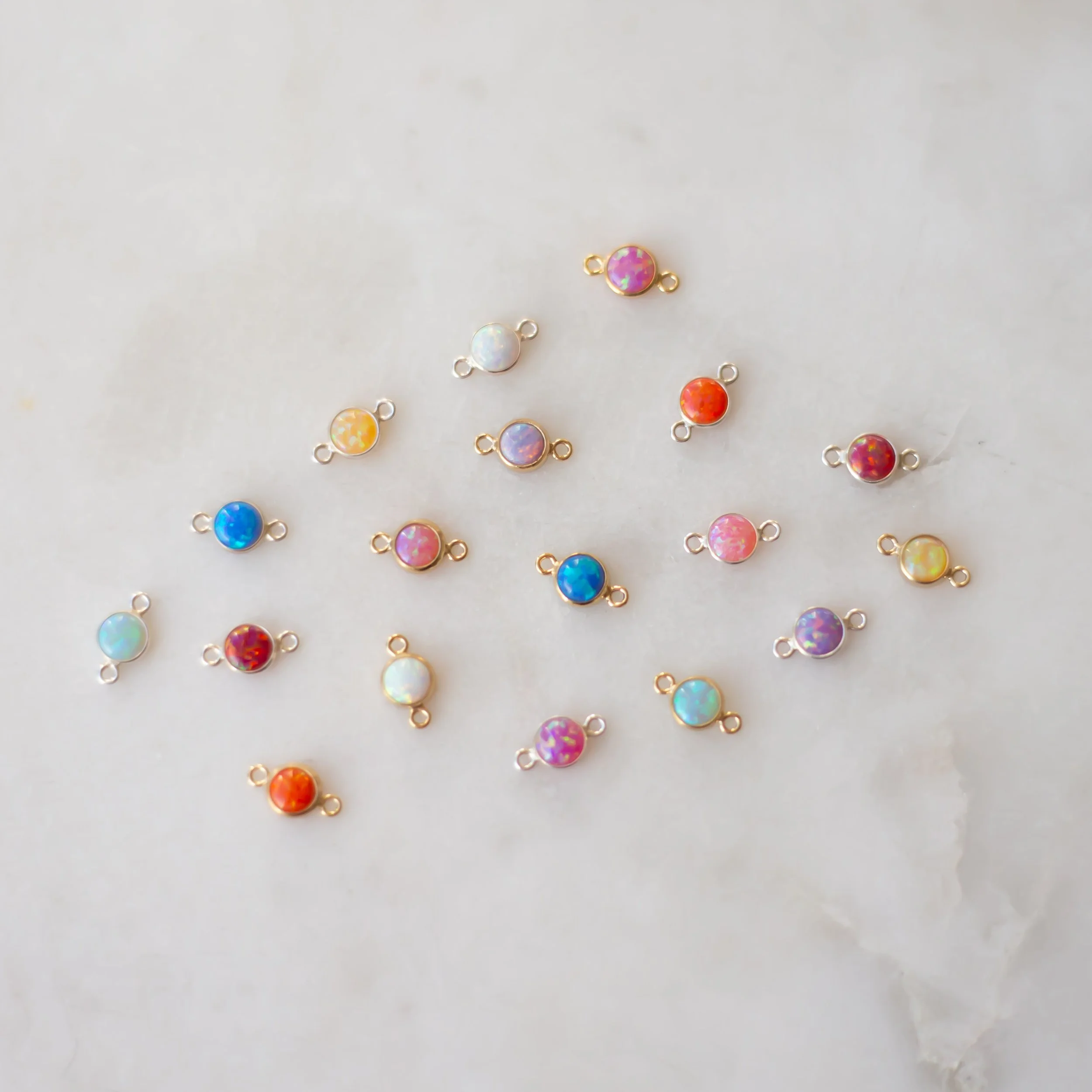 Opals - 14k Gold-Filled & 925 Sterling Silver