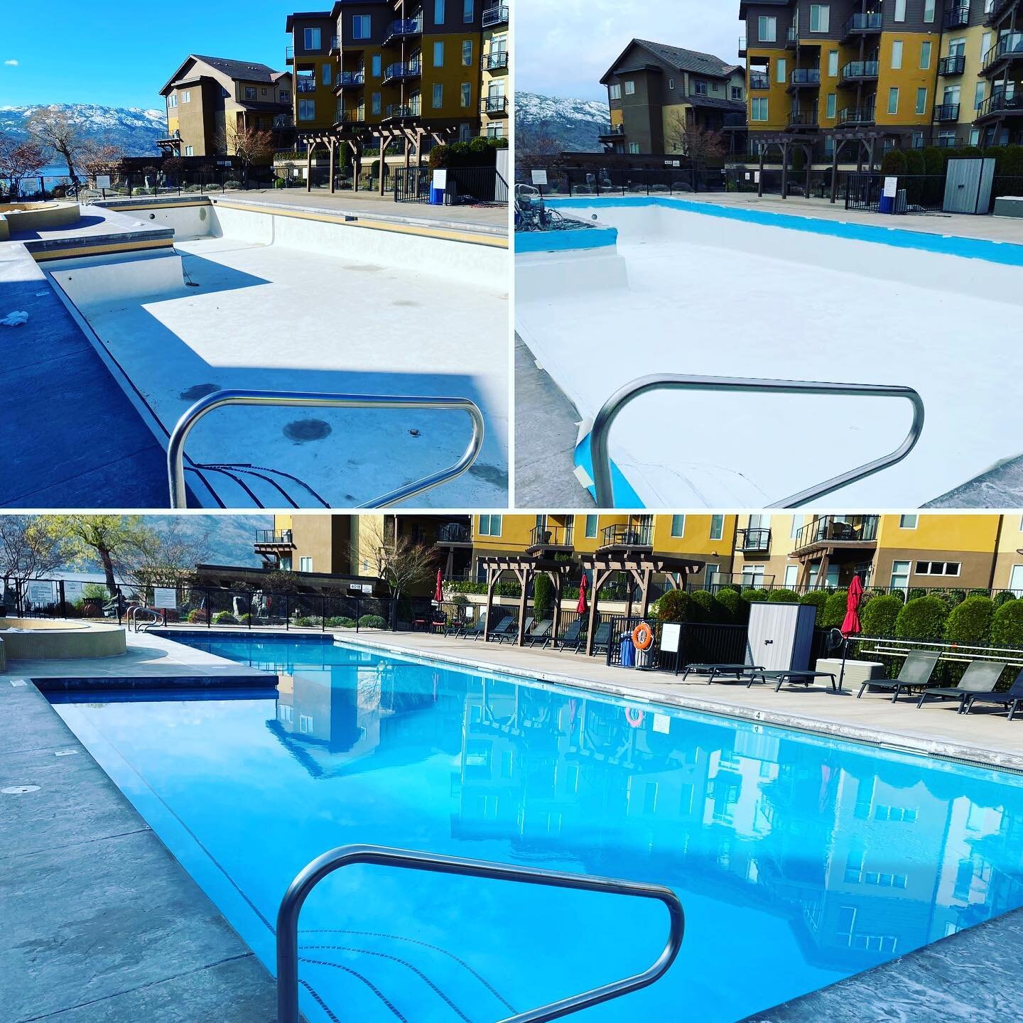 We have been busy preparing for you Spring!

Will and team have been hard at it preparing the Strata&rsquo;s pool for an early opening. It had a full never-before upgrade this year: sandblasted, primed and epoxy finished.

Looks so inviting! 🏊&zwj;♀