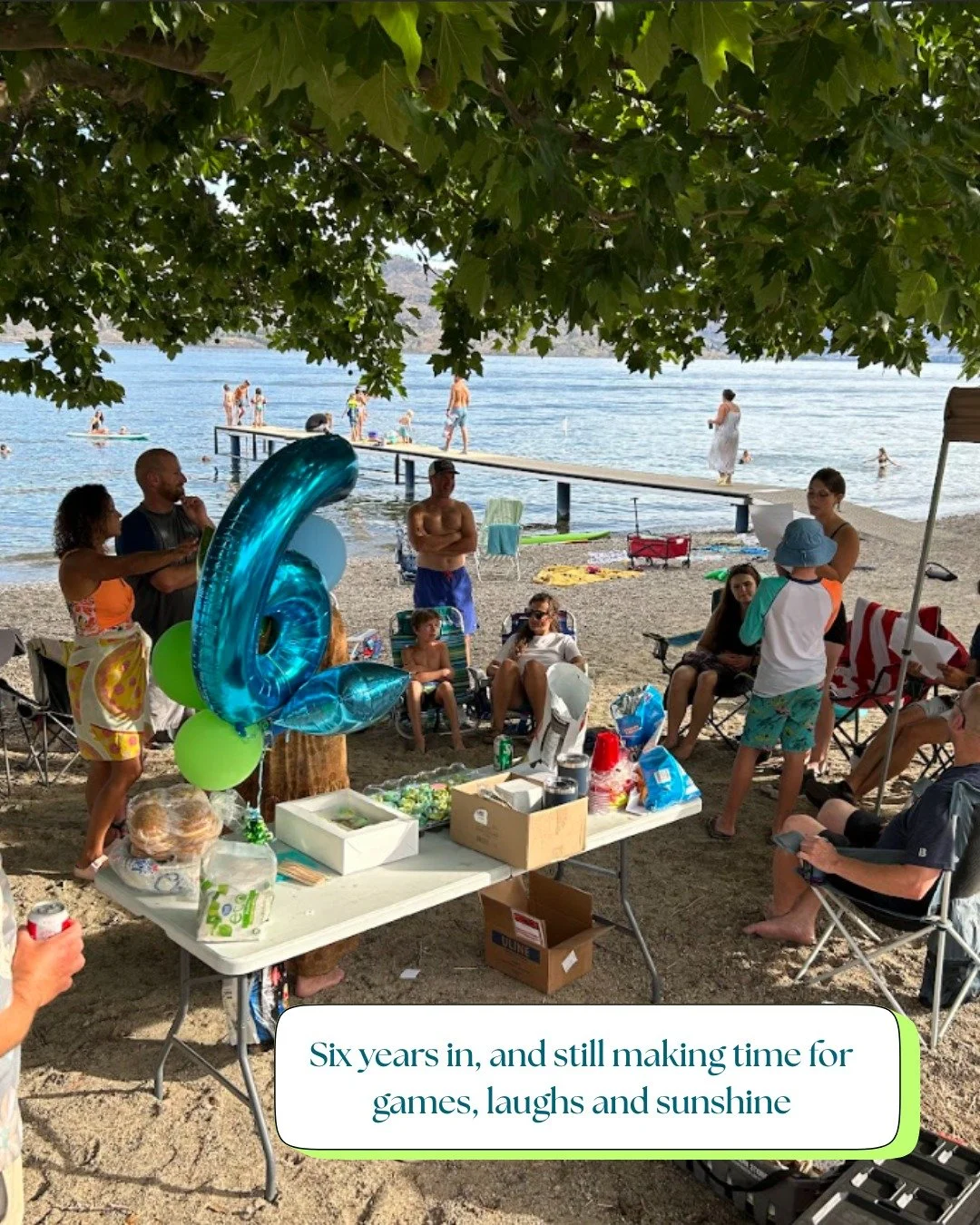 Nothing says 6 years in business quite like burgers on the grill, cupcakes in hand, and a team that shows up with heart.
We celebrated Blue Lime’s 6th birthday the only way we know how: good food, beach games, trivia, and plenty of laughs unde
