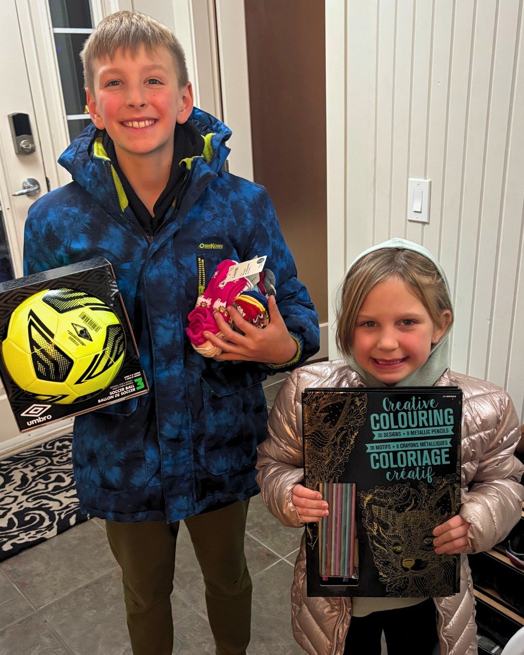 Today is Giving Tuesday, a day focused on helping others in whatever way you can. It&rsquo;s a reminder that even small acts of generosity make a real difference.

This week, Kai and Everlee chose to use their own savings to buy gifts for children in