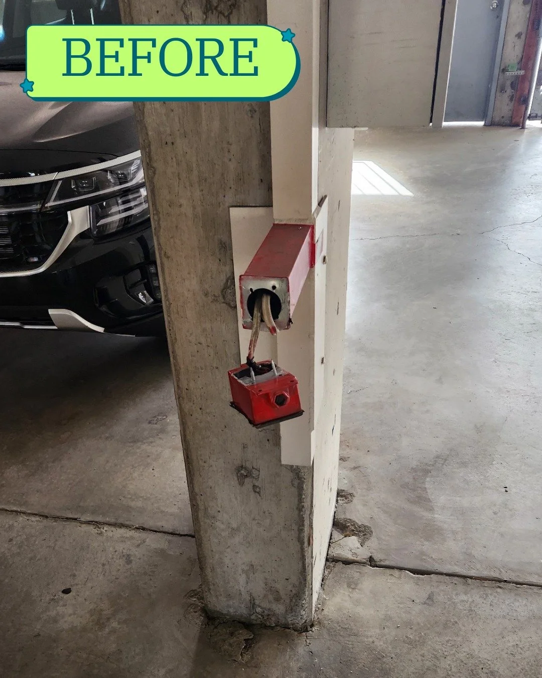 Garage door key activator knocked off the wall in the parking garage.

We saw it during a walk-through. Fixed it. Moved on.

No calls. No complaints. Just handled &mdash; and on to the next one.

This is what we do. We're always moving, always lookin