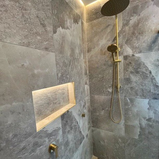 Transform your bathroom into a relaxing spa oasis with the warm and inviting glow of LED lighting.

#BrisbaneBathrooms #BrisbaneRenovations #BathroomInspo #BathroomGoals #BathroomDesign #BathroomRemodel #BathroomMakeover #BathroomDecor #BathroomStyle