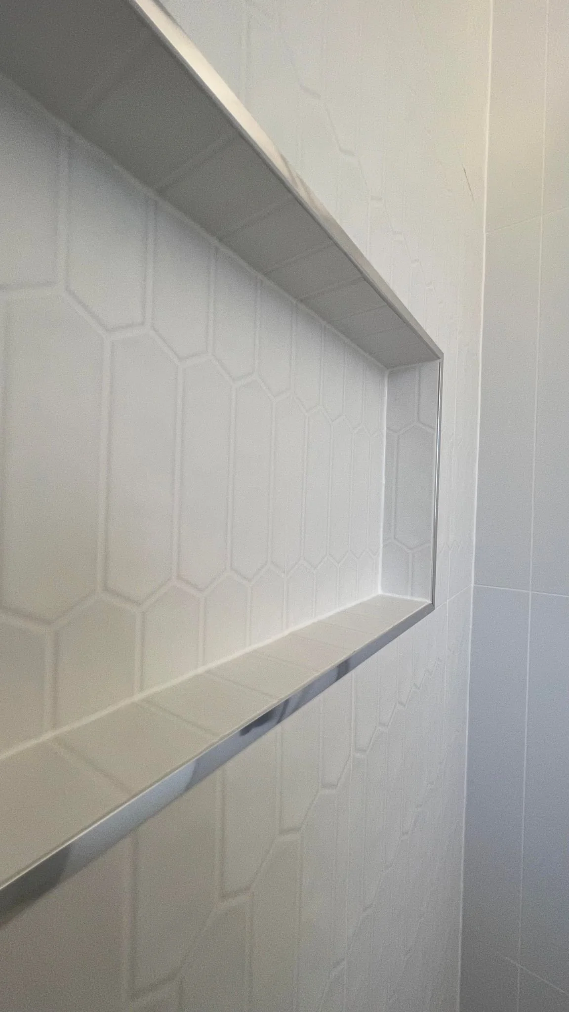 Bathroom renovation Brisbane - niche in the wall