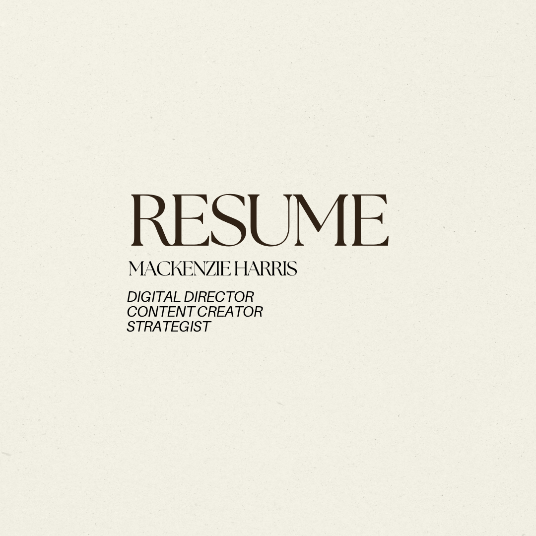 Resume