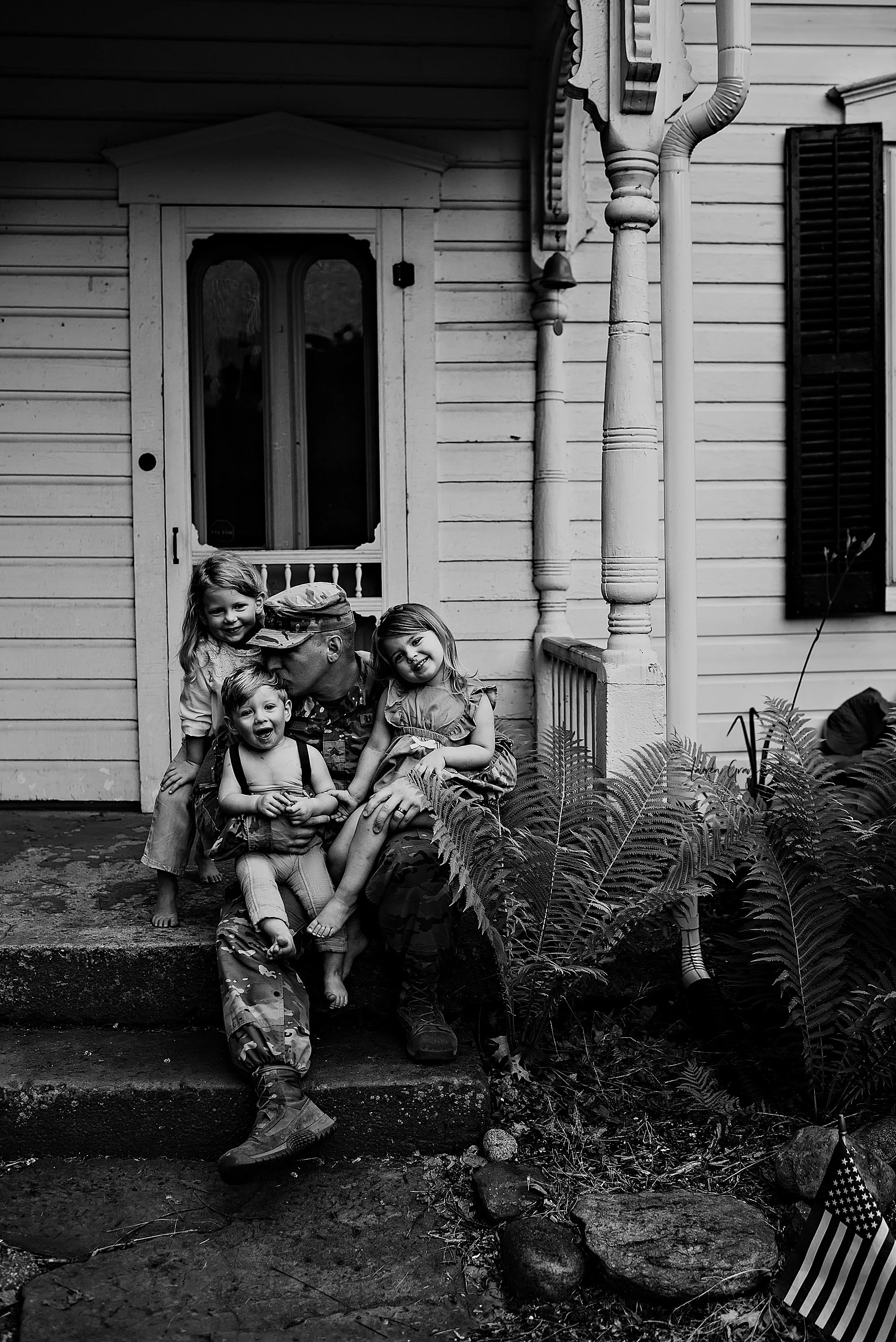 A military family session in Canton, ohio