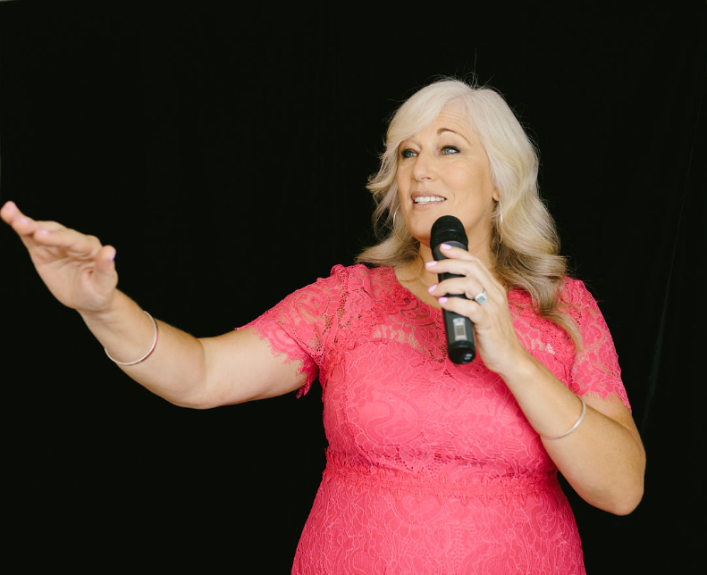 Julia Grace on stage