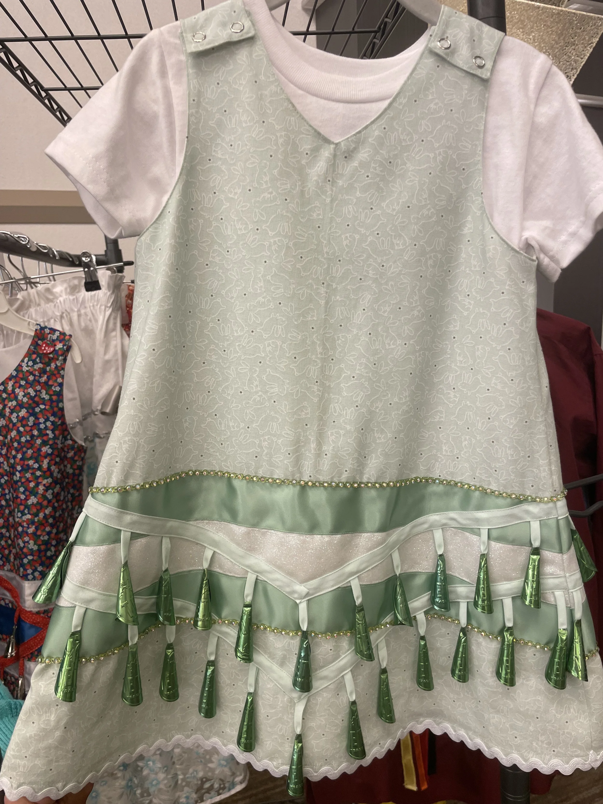 Teal Tiny Tot Jingle Jumper Regalia - Size 2T