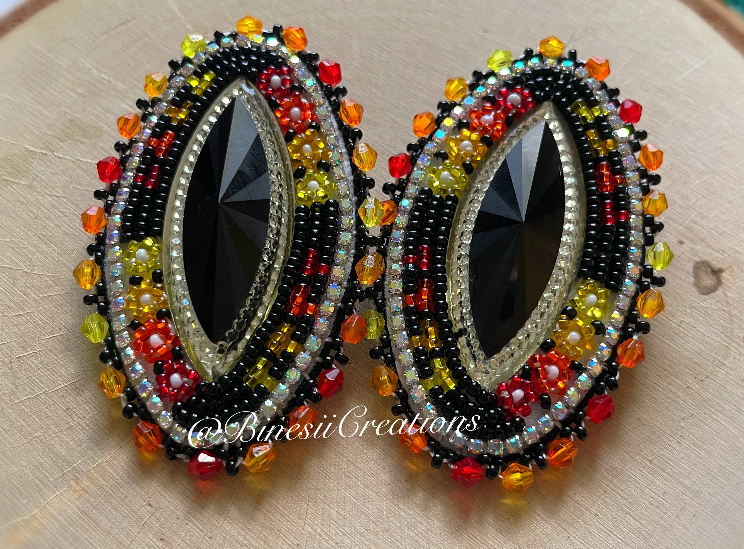 Flame Blossom Earrings