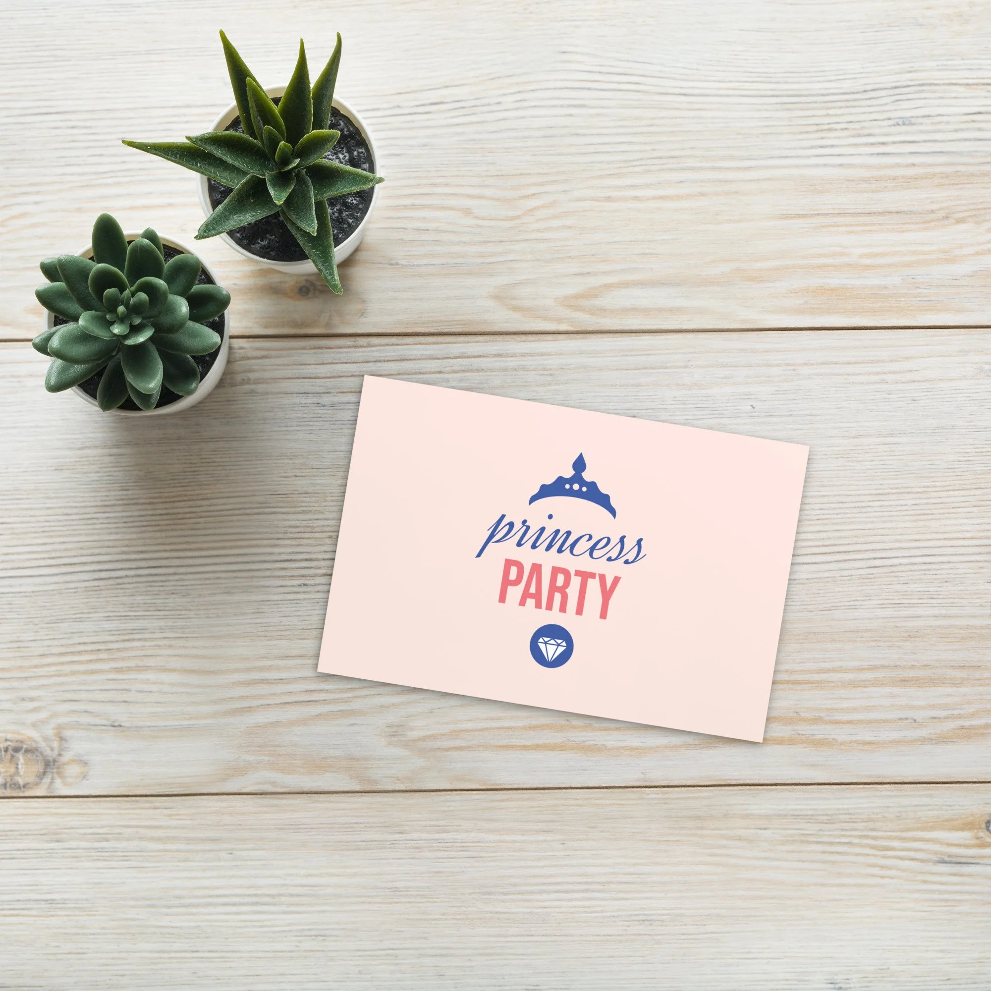 Princess Party Postcard