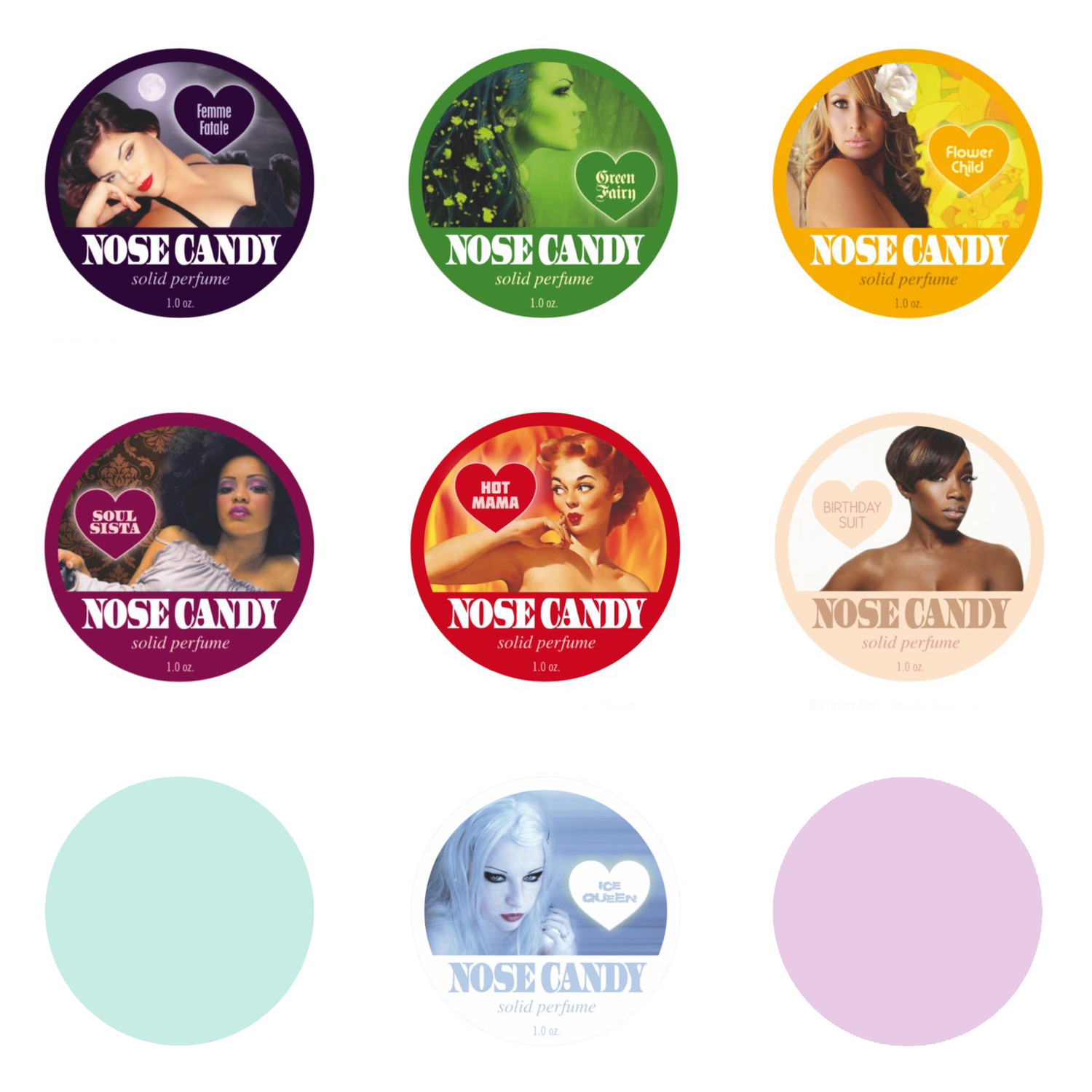 Packaging Concept, Nose Candy Solid Perfumes.