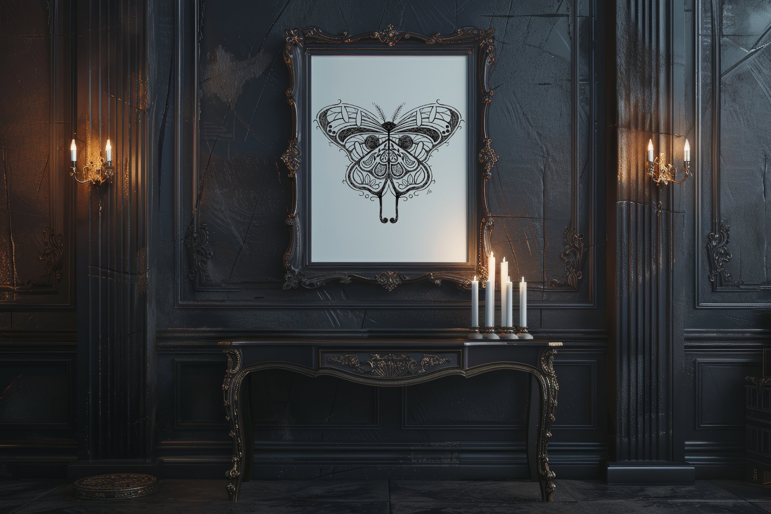 Larry the Moth - digital print file