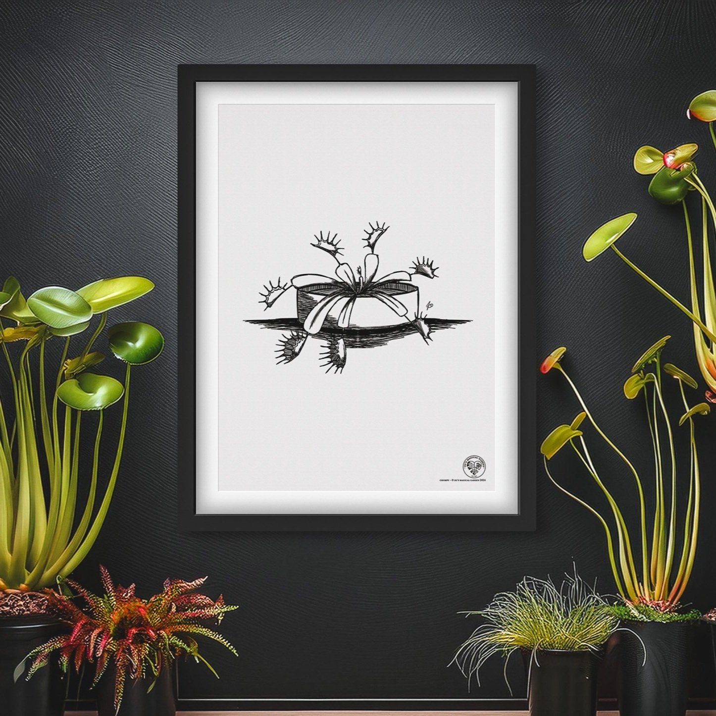 Chompy - Venus Fly Trap digital print file