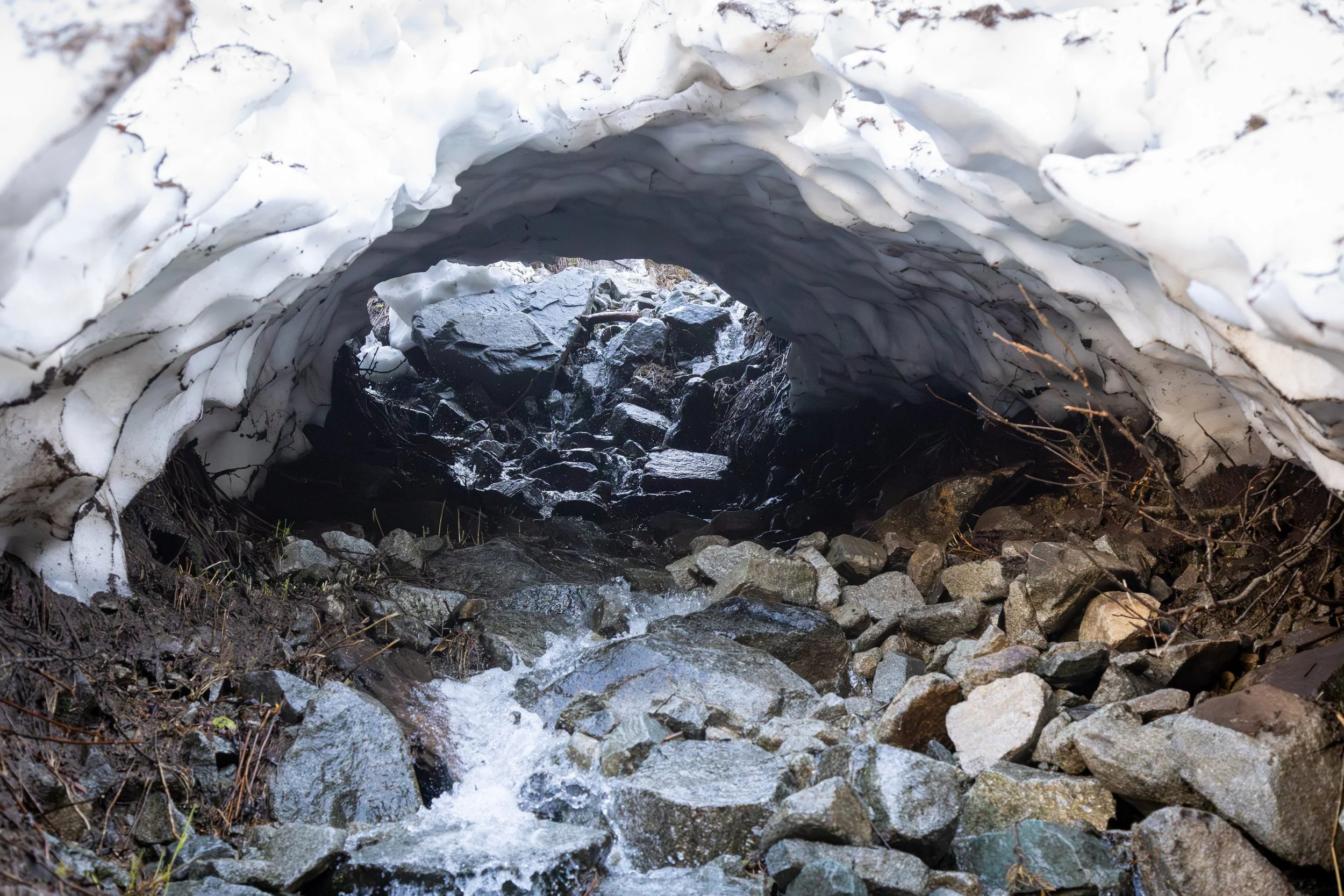 Snow bridge