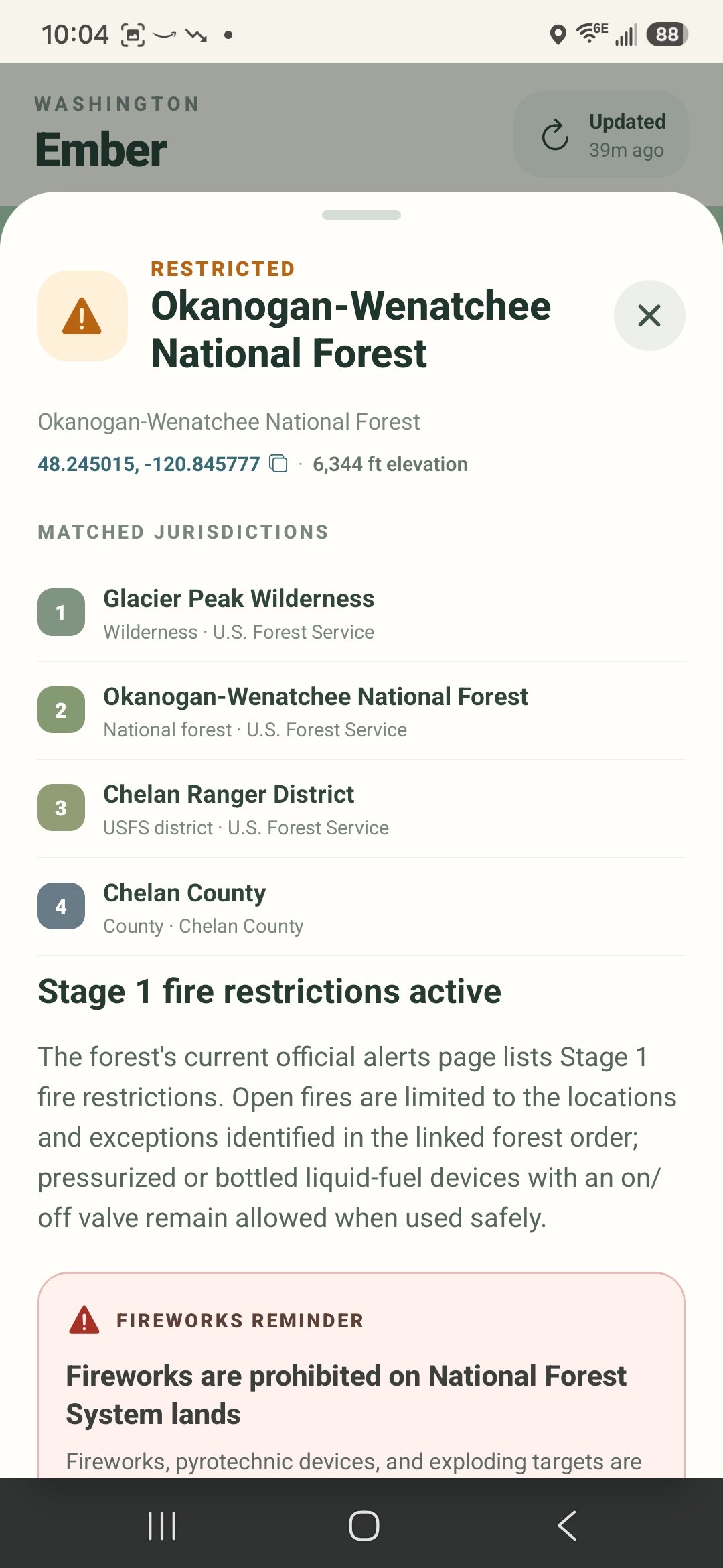 Detail sheet for Okanogan-Wenatchee NF