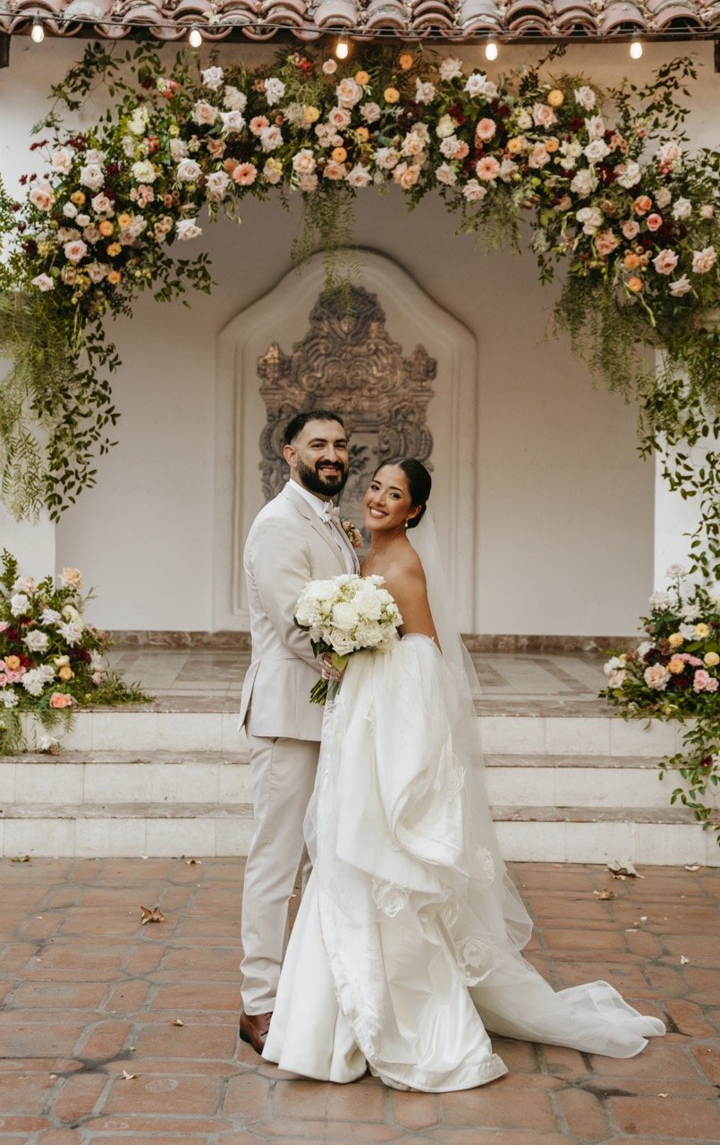 Enchanting California Spanish Garden Wedding