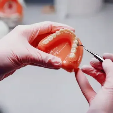 A set of removable dentures by EDA-Esthetic Dental Art a Full-service Digital Dental Lab