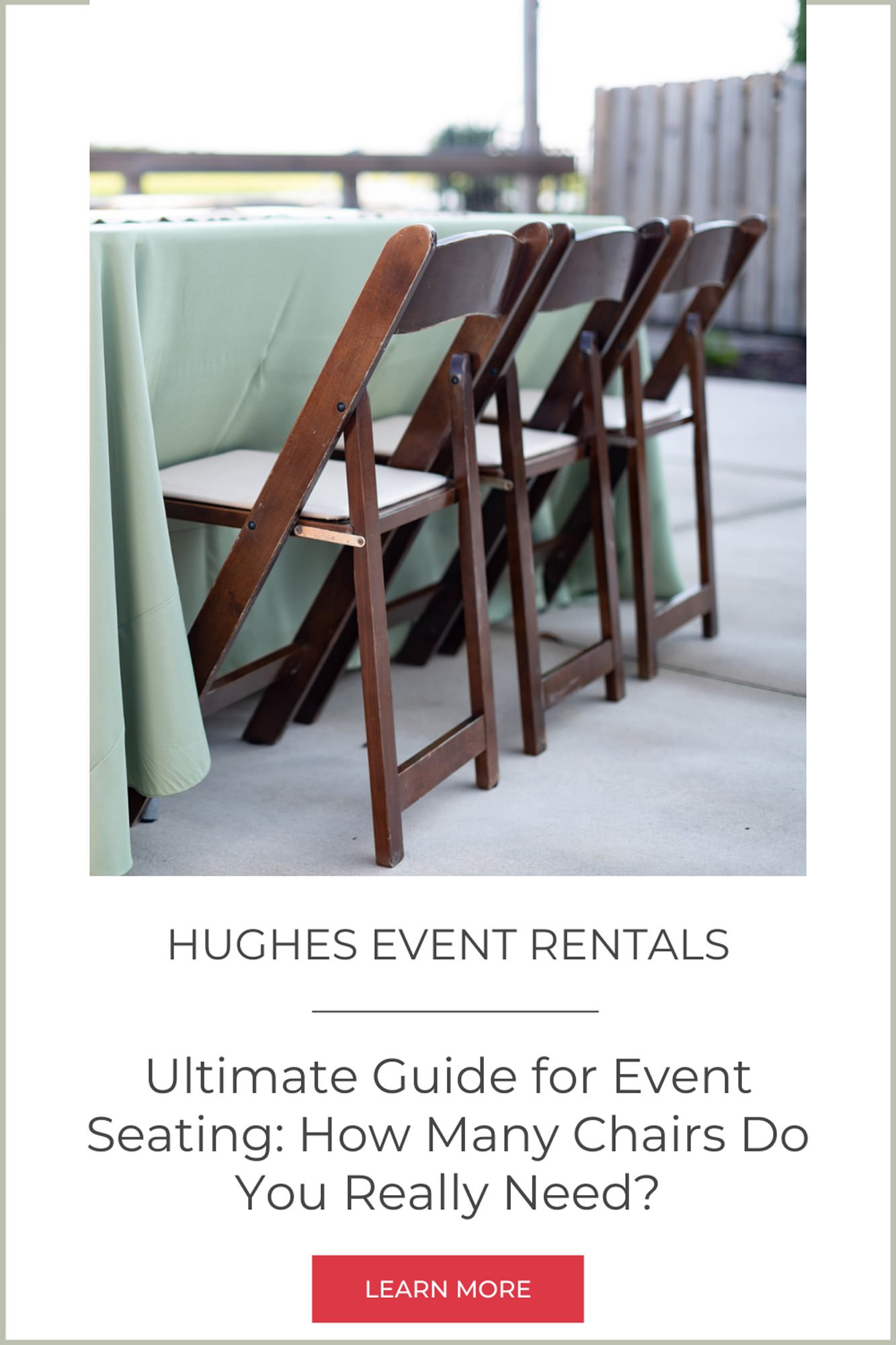 How Many Chairs Fit Around Event Tables? — Hughes Event Rentals