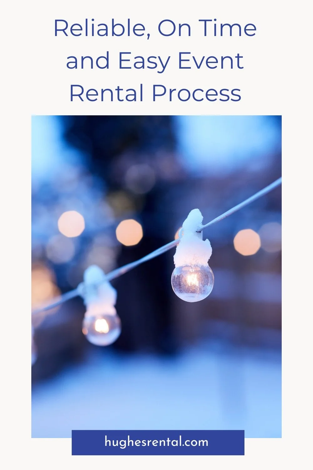Reliable, On Time and Easy Event Rental Process — Hughes Event Rentals