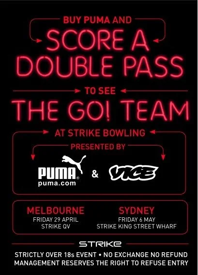 Partner collaboration - Vice, Puma and Strike 2011