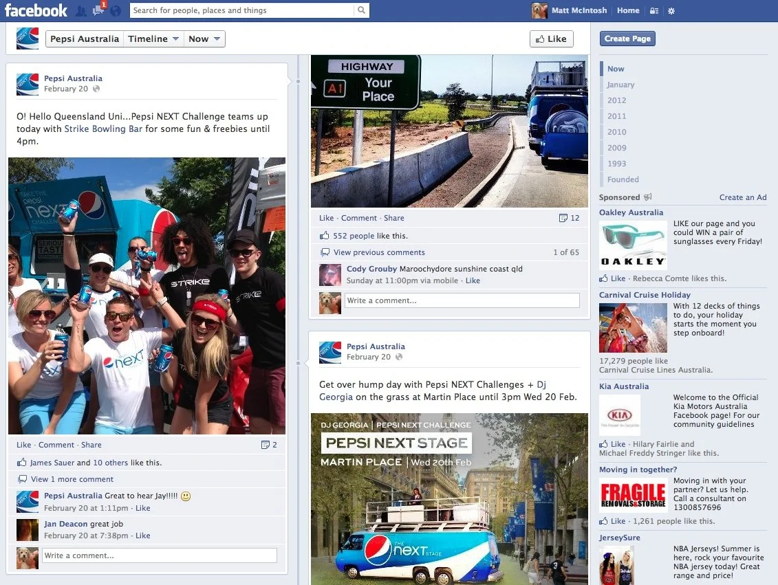 Pepsi Next Collaboration - University O-Weeks