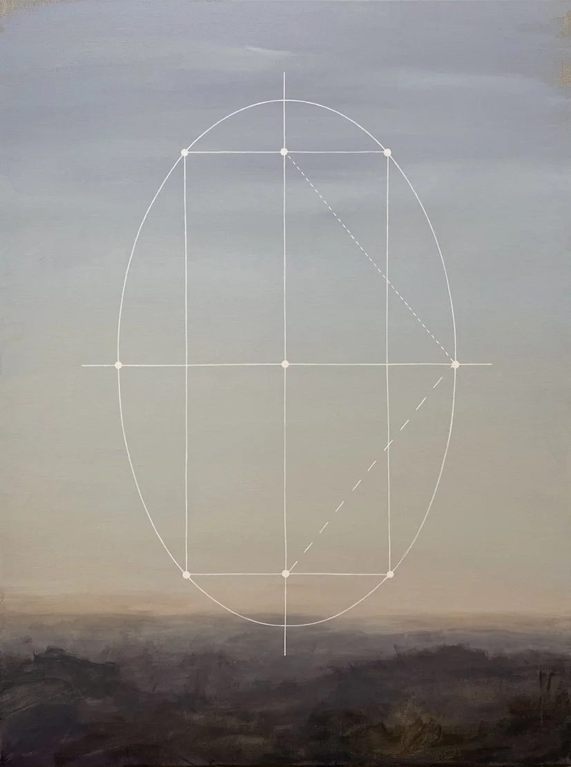 Cosmographia 2, 2023. Oil and acrylic on linen, 122x91cm