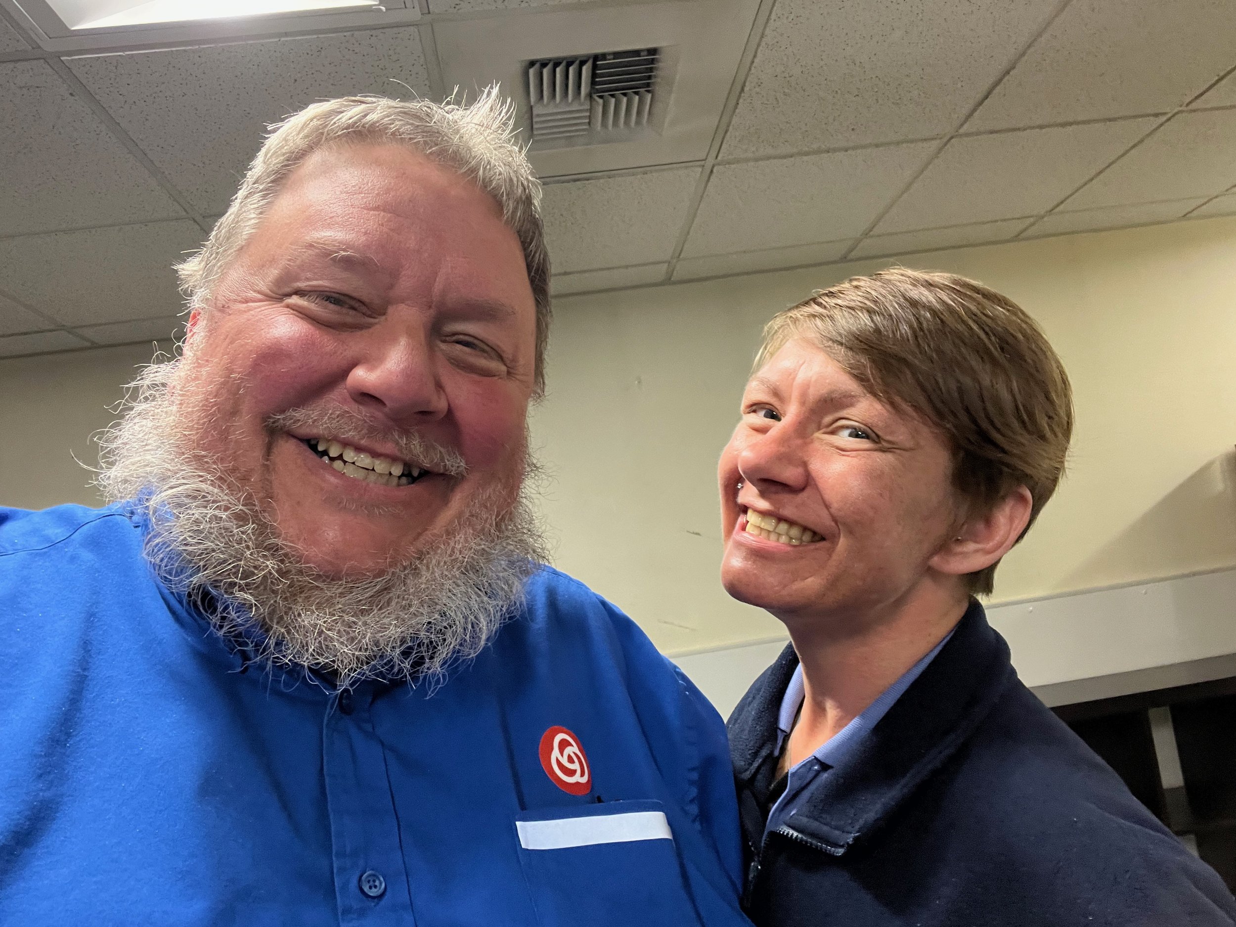 Misty and Dr. Crazy hair