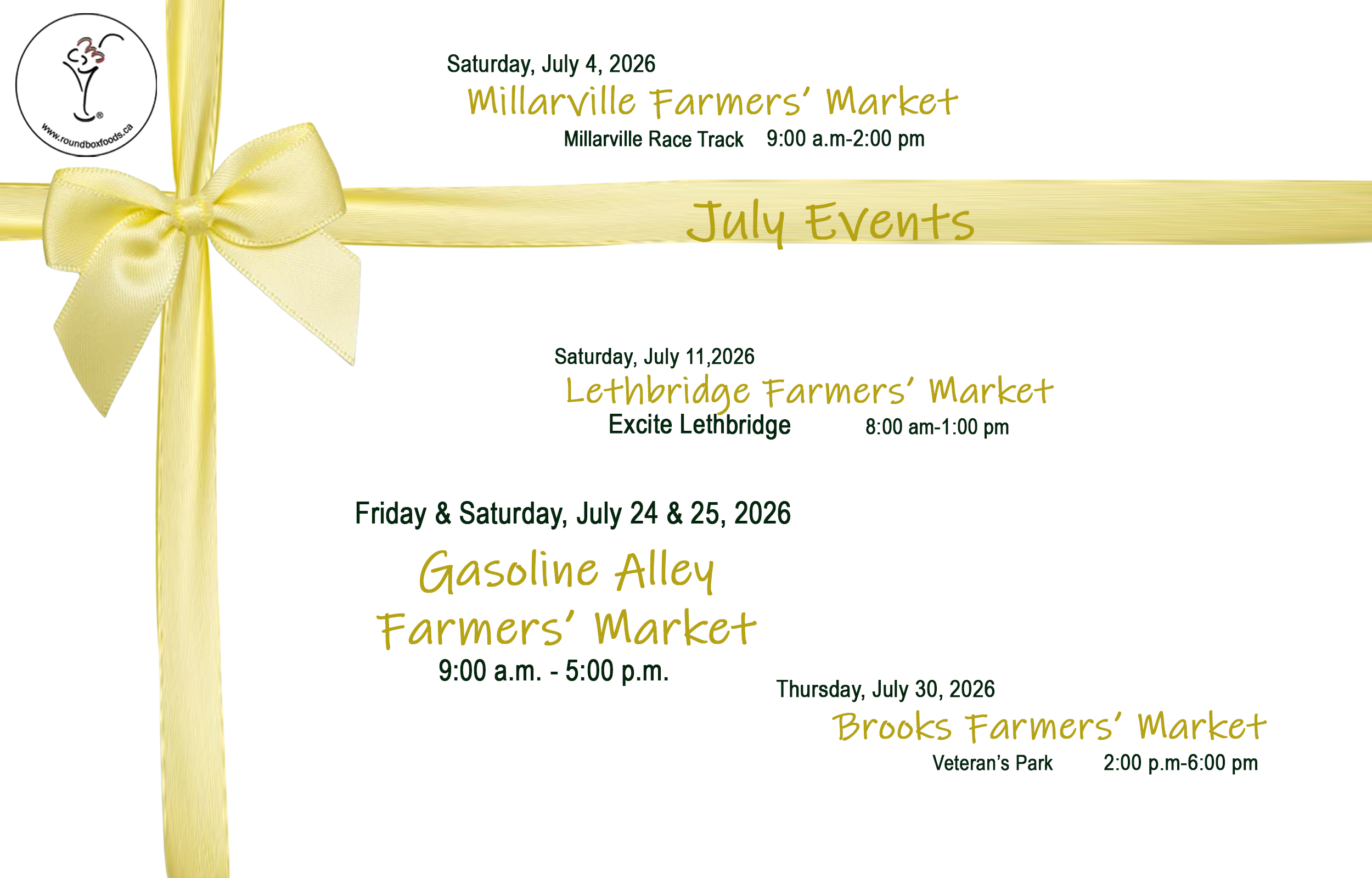 July Events
