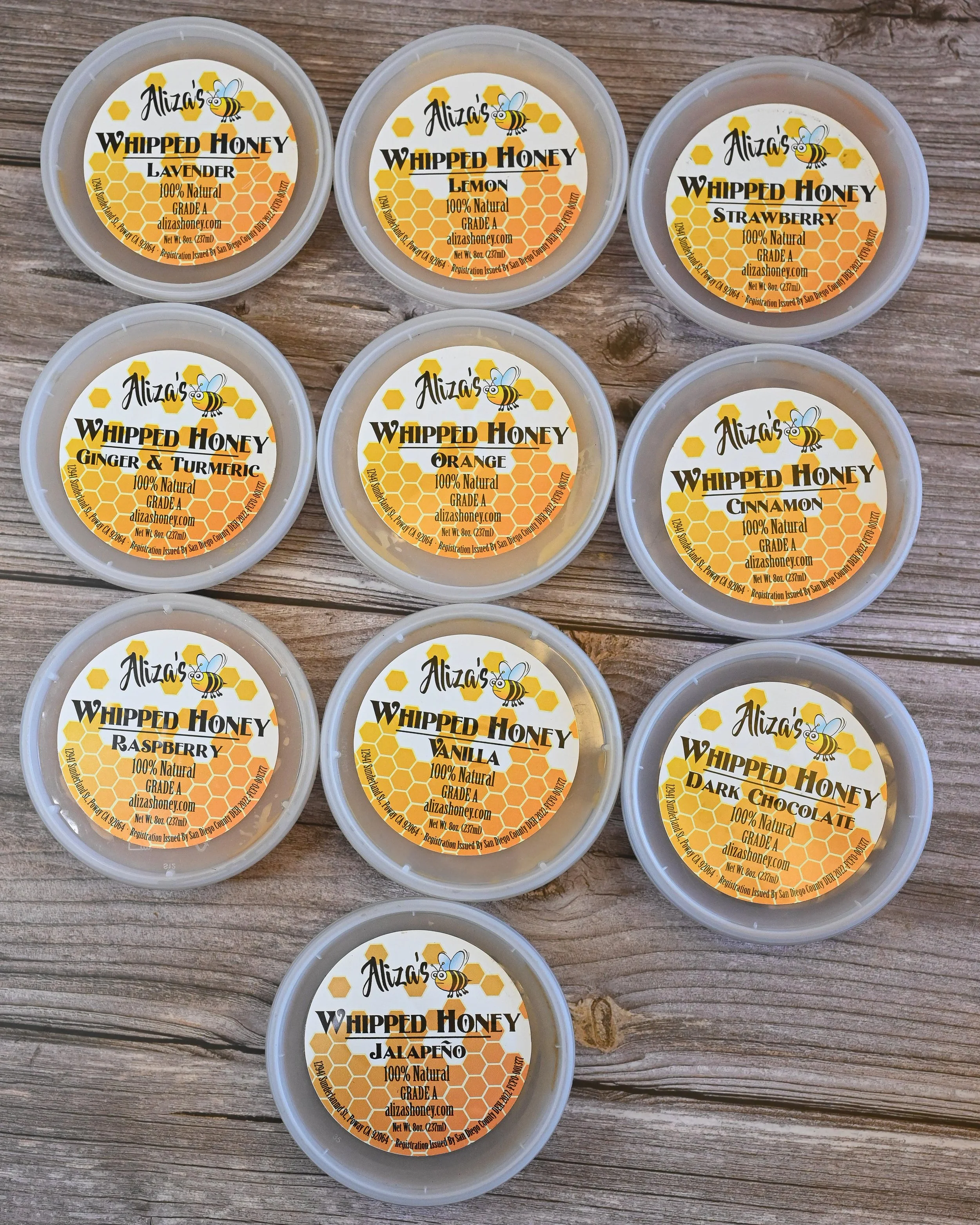 Raw Whipped Honey Spread - Creamed Honey, 100% Raw Unfiltered