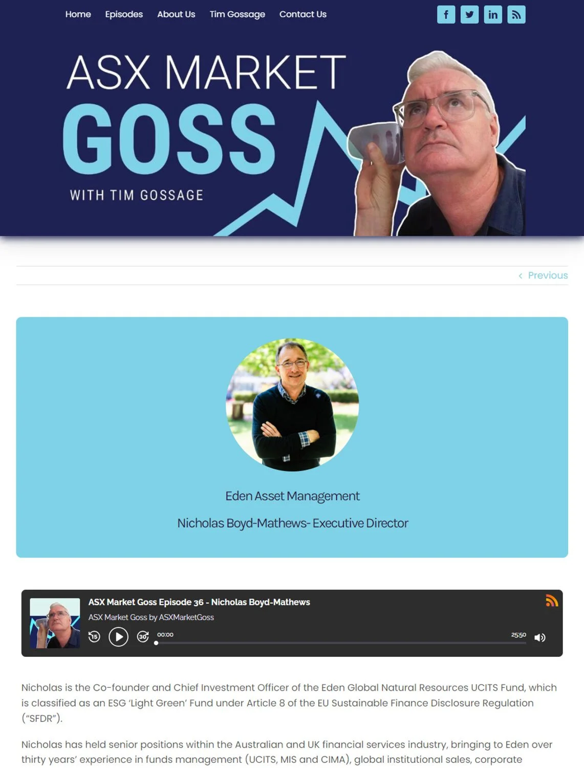 ASX Market Goss — Episode 36