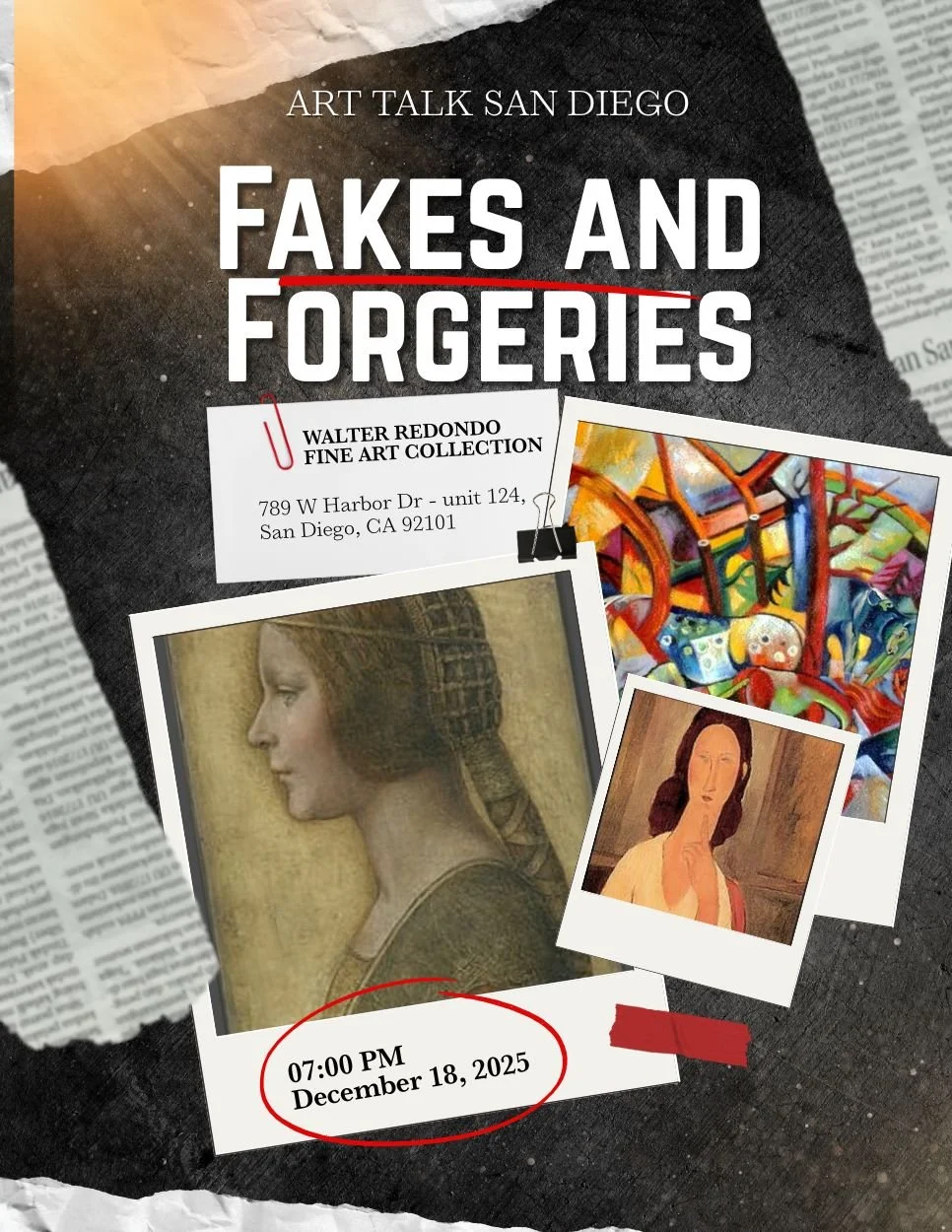 Art Talk: Fakes and Forgeries