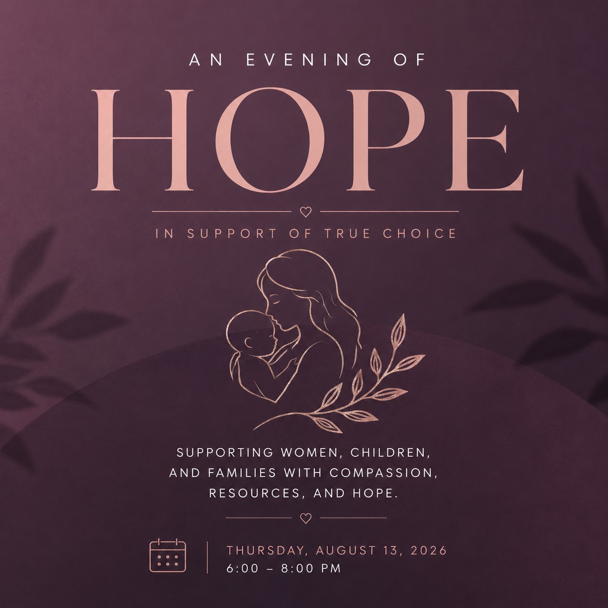 An Evening of Art & Hope: Benefiting True Choice
