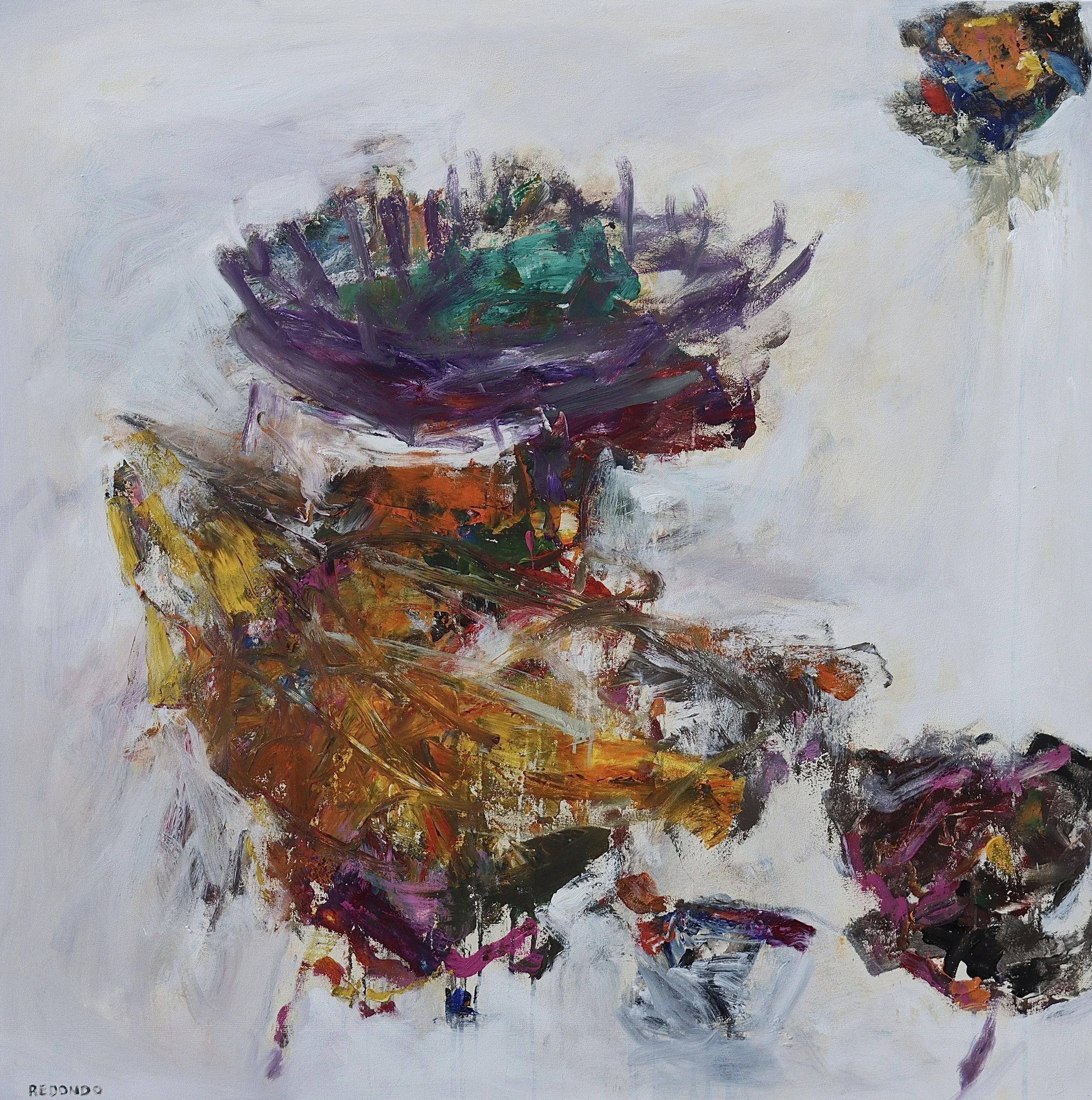 Purple and Happy || H48 x W48 in.