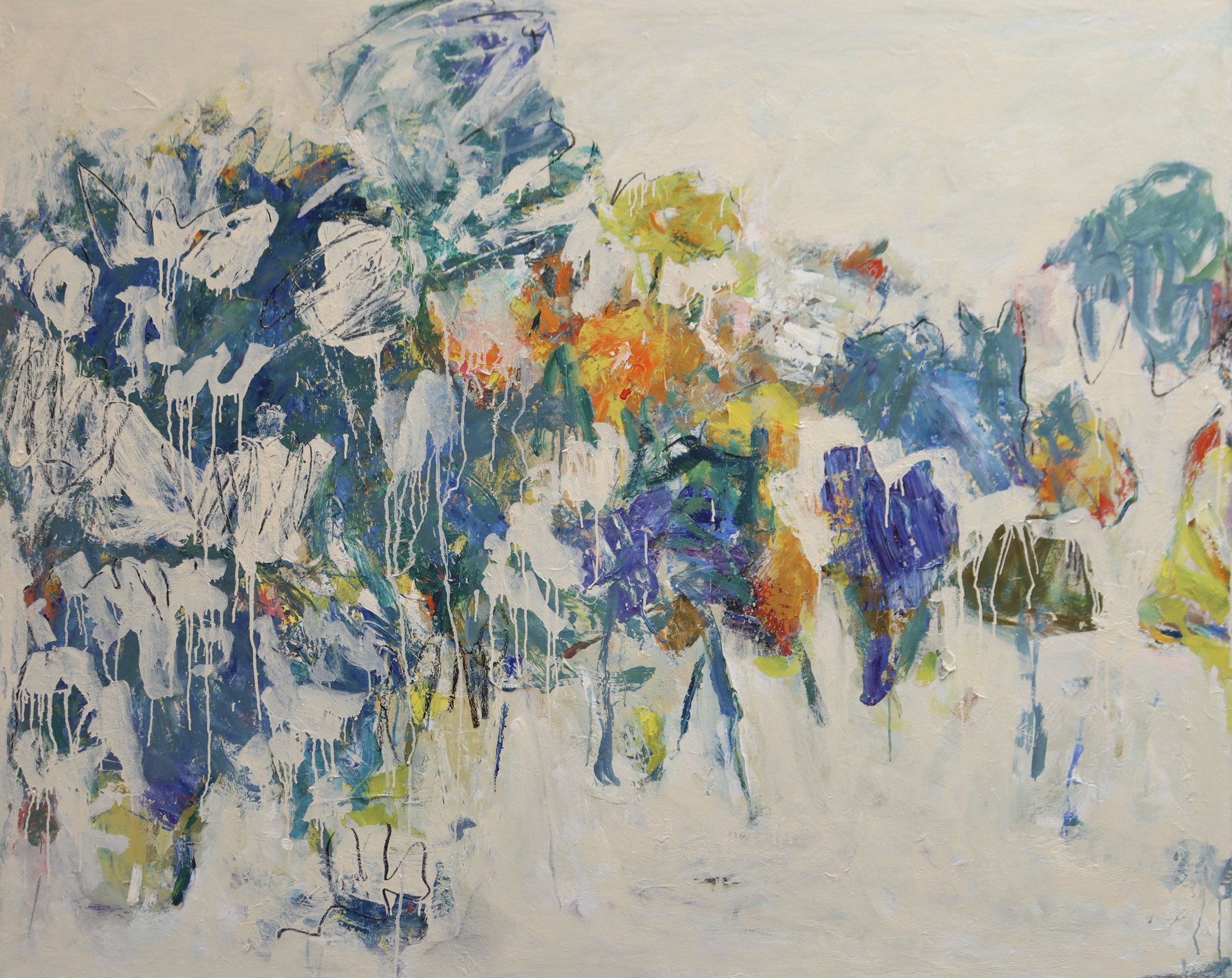Trails at the Beach || 48x60 in. || HxW