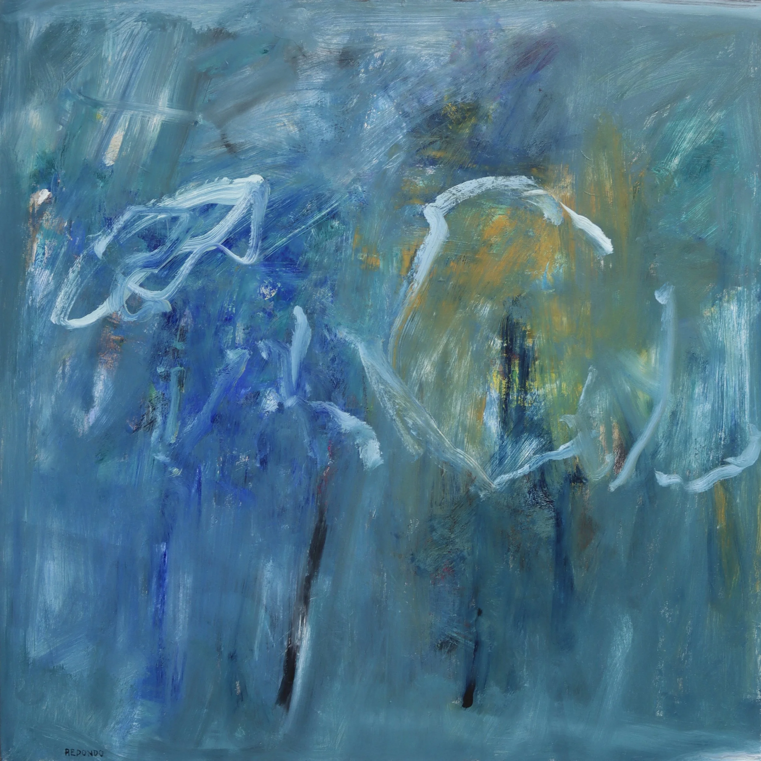 Trees by the River || 48x48 in.