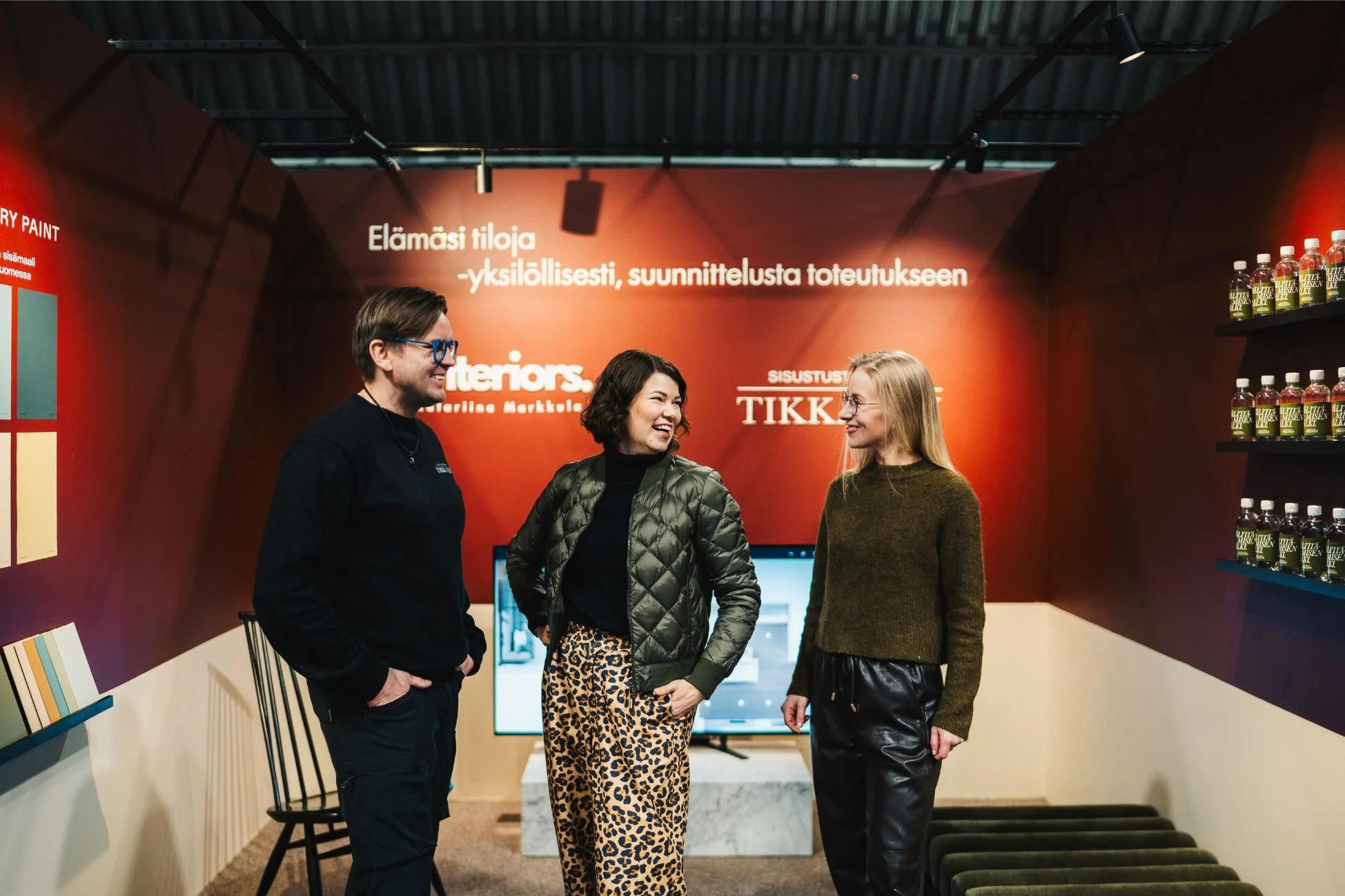 Interiors Katariina Markkula, Sisustustimpurit Tikkanen ja Cover Story Rakenna&Remontoi-messuilla