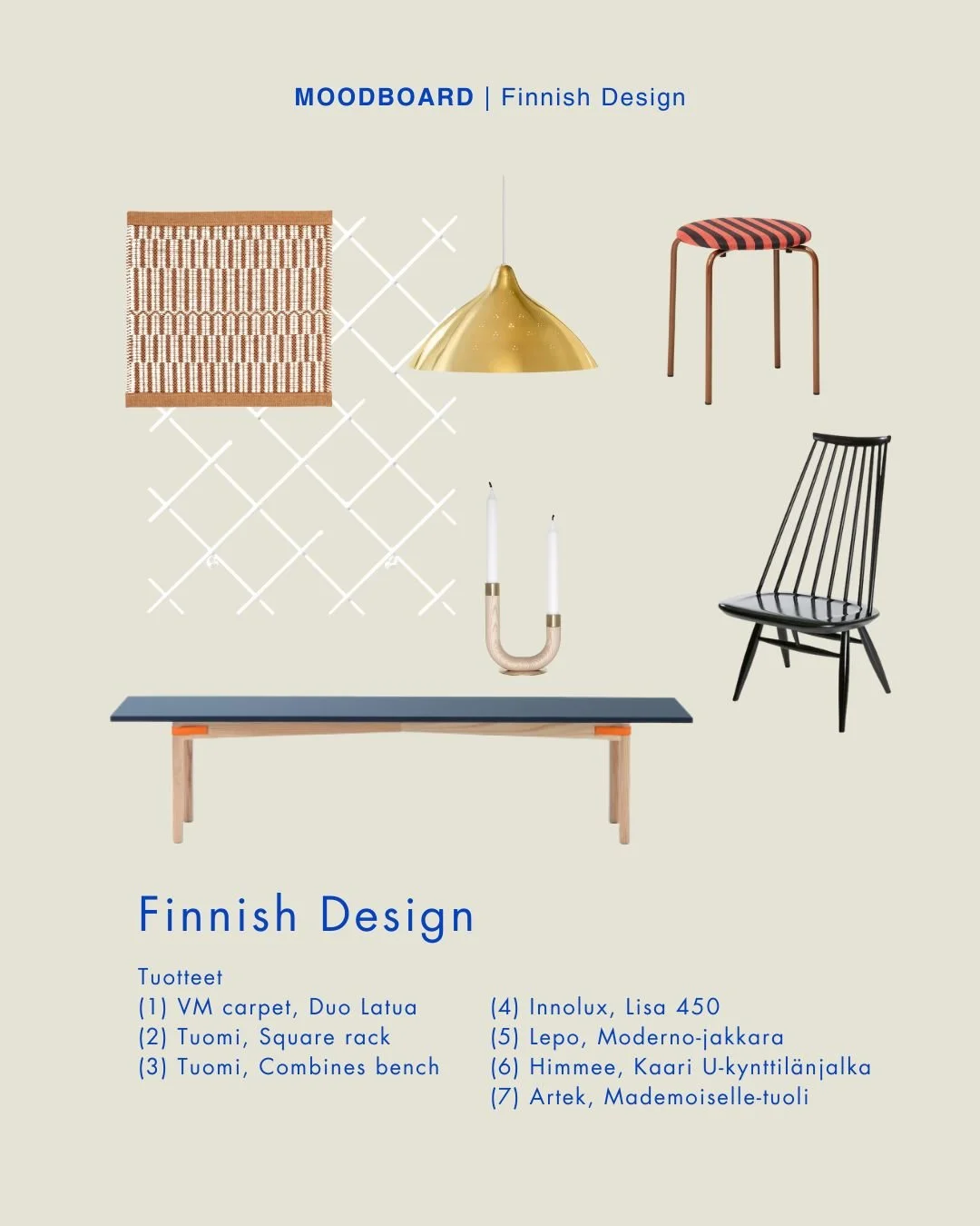 Kun teet kotiin hankintoja, tutkitko eka kotimaisen tarjonnan?
Onhan se siisti&auml; ett&auml; meill&auml; on t&auml;&auml;ll&auml; Suomessa sek&auml; huipputason suunnittelua ett&auml;  tuotantoa, jota maailmallakin ihaillaan ja arvostetaan. 

Koost