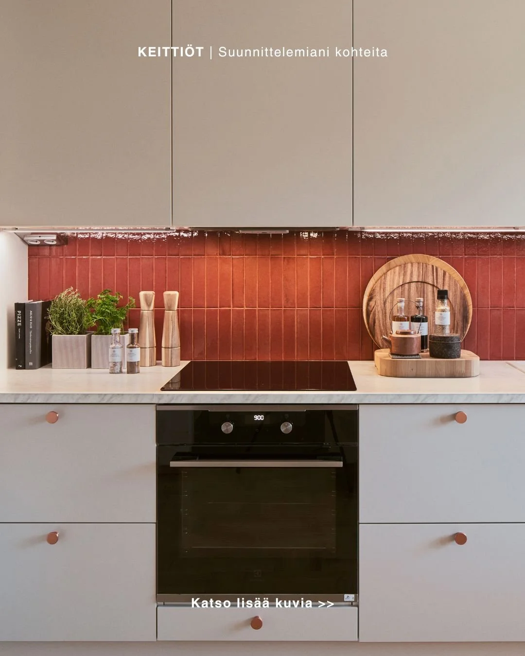 Keitti&ouml; - suunnittelemiani kohteita <3
Keitti&ouml;suunnittelu on vuosien mittaan muotoutunut erityisosaamisekseni ja keitti&ouml;it&auml; olenkin suunnitellut satoja. 

Suunnittelen keitti&ouml;iden kokonaisvaltaisia muutoksia niin remontti-