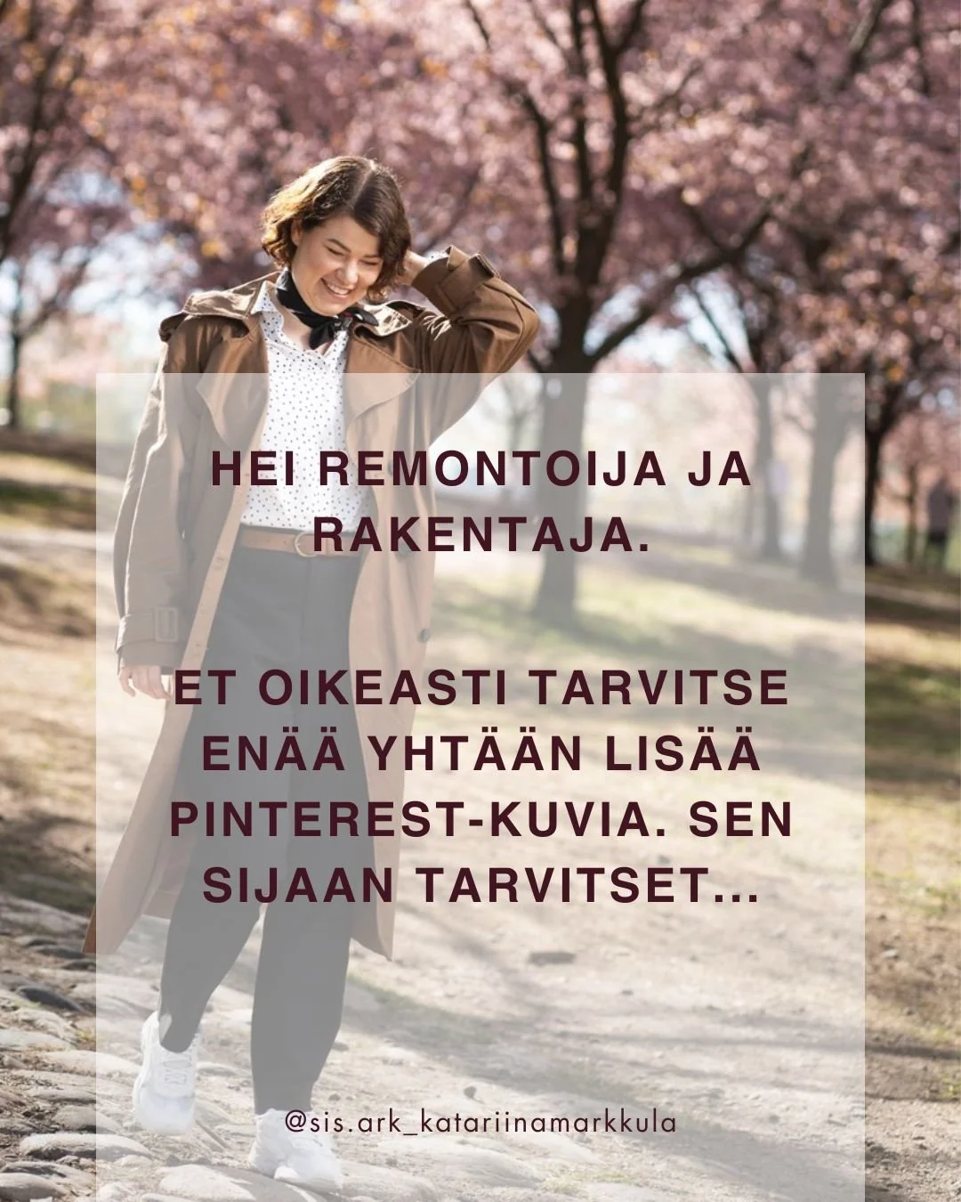 Moni aloittaa rakennus- tai remonttiprojektinsa etsim&auml;ll&auml; inspiraatiota Pinterestist&auml; &ndash; ja siihen se onkin erinomainen paikka. Kauniiden kuvien avulla on helppo hahmottaa, millaisesta tyylist&auml; ja tunnelmasta itse pit&auml;&a