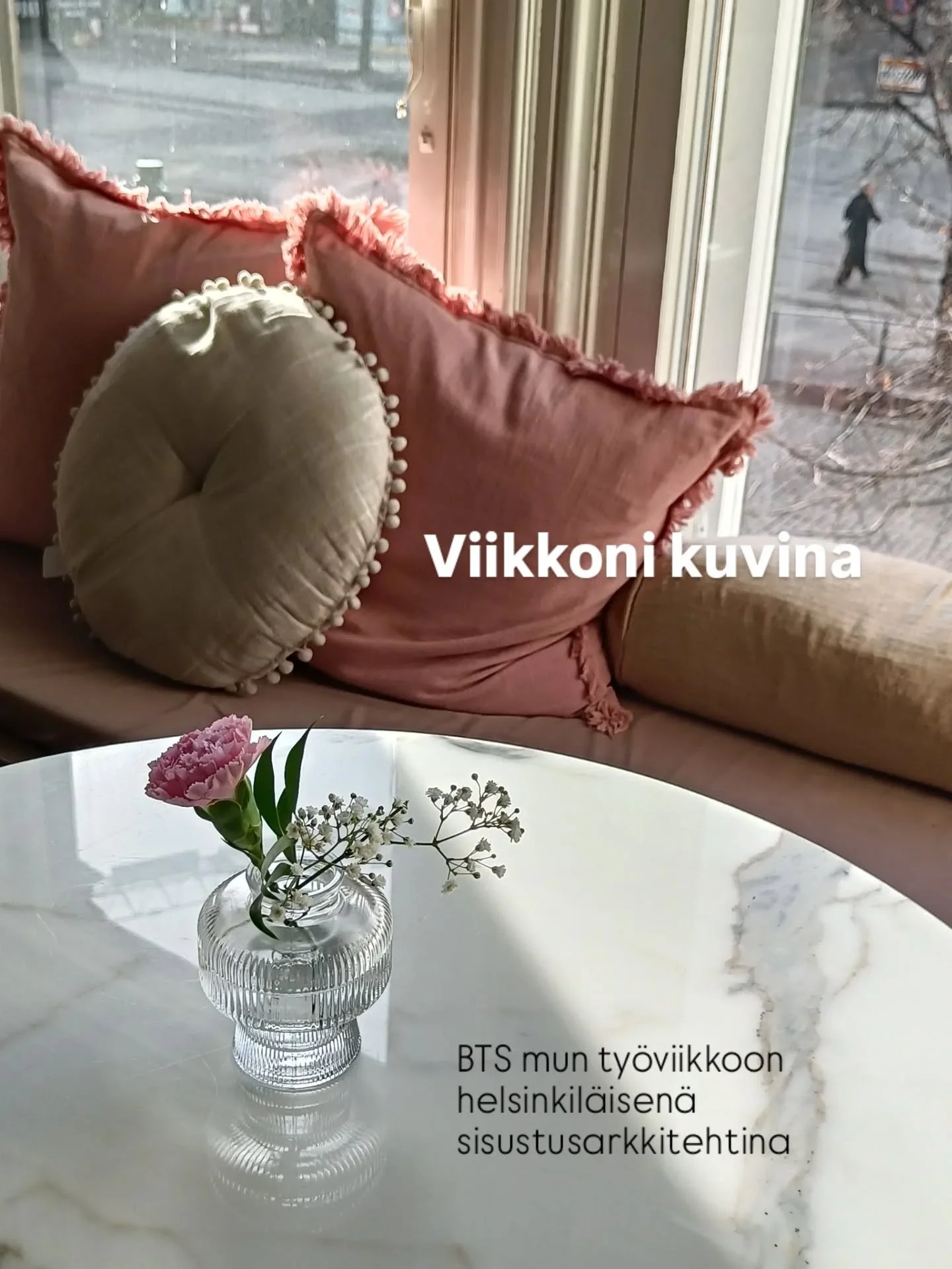 BTS mun ty&ouml;viikkoon (ja v&auml;h&auml;n muuhunkin viikkoon). Olisko jotain mist&auml; haluaisit kuulla enemm&auml;n mun tilill&auml;? Behind the scenes, muuta arkea, vinkkej&auml; vai jotain muuta?