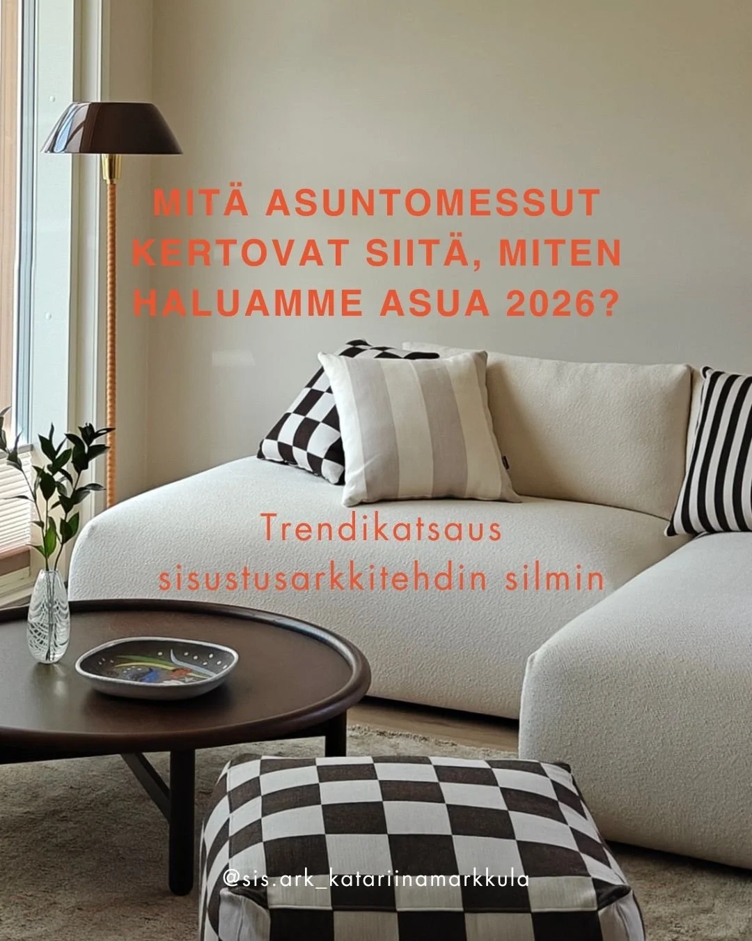 Milt&auml; vuoden 2026 @asuntomessut_official n&auml;yttiv&auml;t sisustusarkkitehdin silmin?

Katselen messuja trendilasien l&auml;pi. Pohdin messuilla aina laajemmin sit&auml;, millaiset ratkaisut on pinnalla, mihin suuntaan ollaan menossa, mitk&au