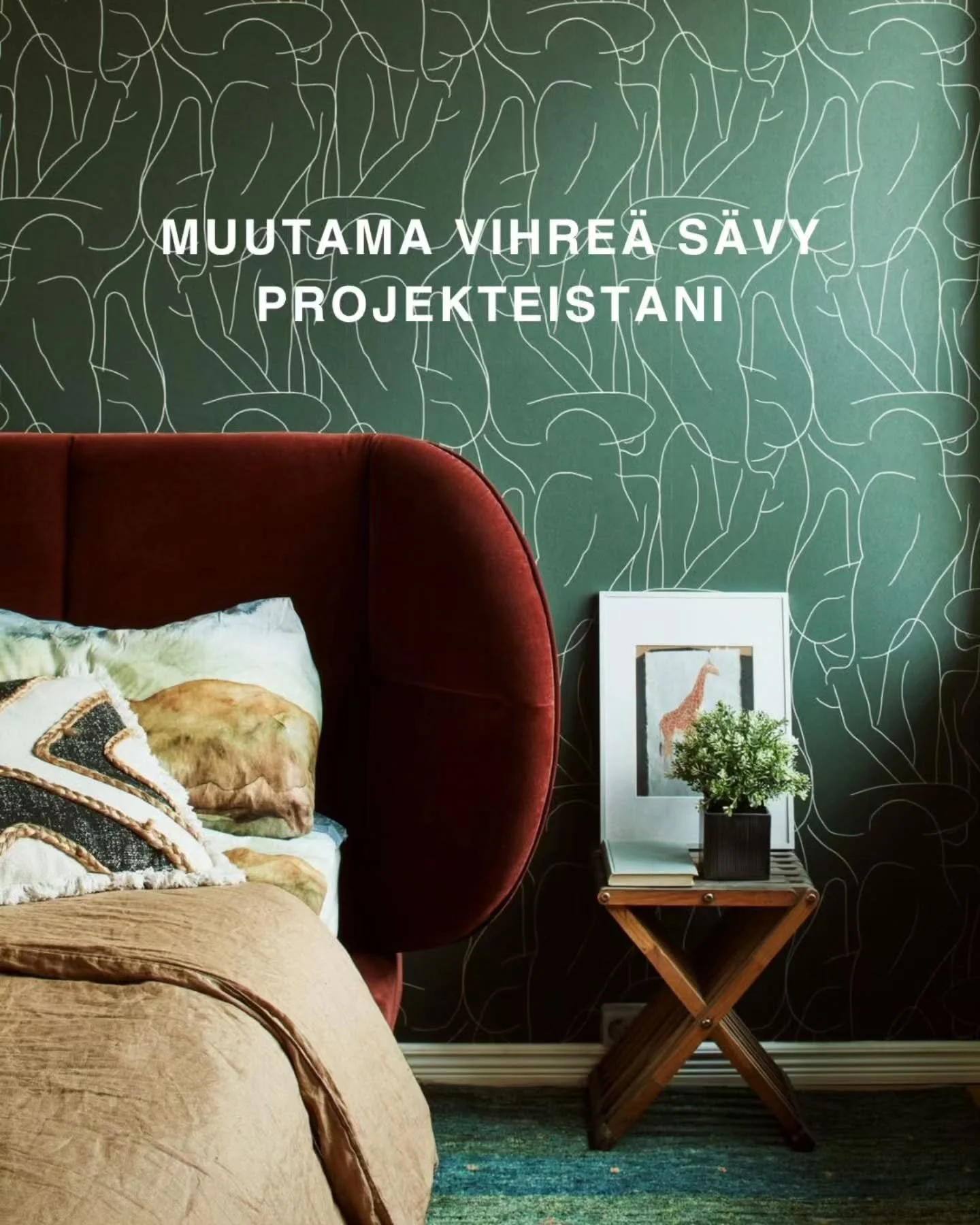 Vihre&auml; s&auml;vy toistui monen vastauksissa kun kyselin Habitaren alla, mik&auml; sisustustrendi kiinnostaa t&auml;ll&auml; hetkell&auml;. Ajattelin jakaa muutamia s&auml;vykoodeja mit&auml; olen itse k&auml;ytt&auml;nyt projekteissa, olkaapa hy